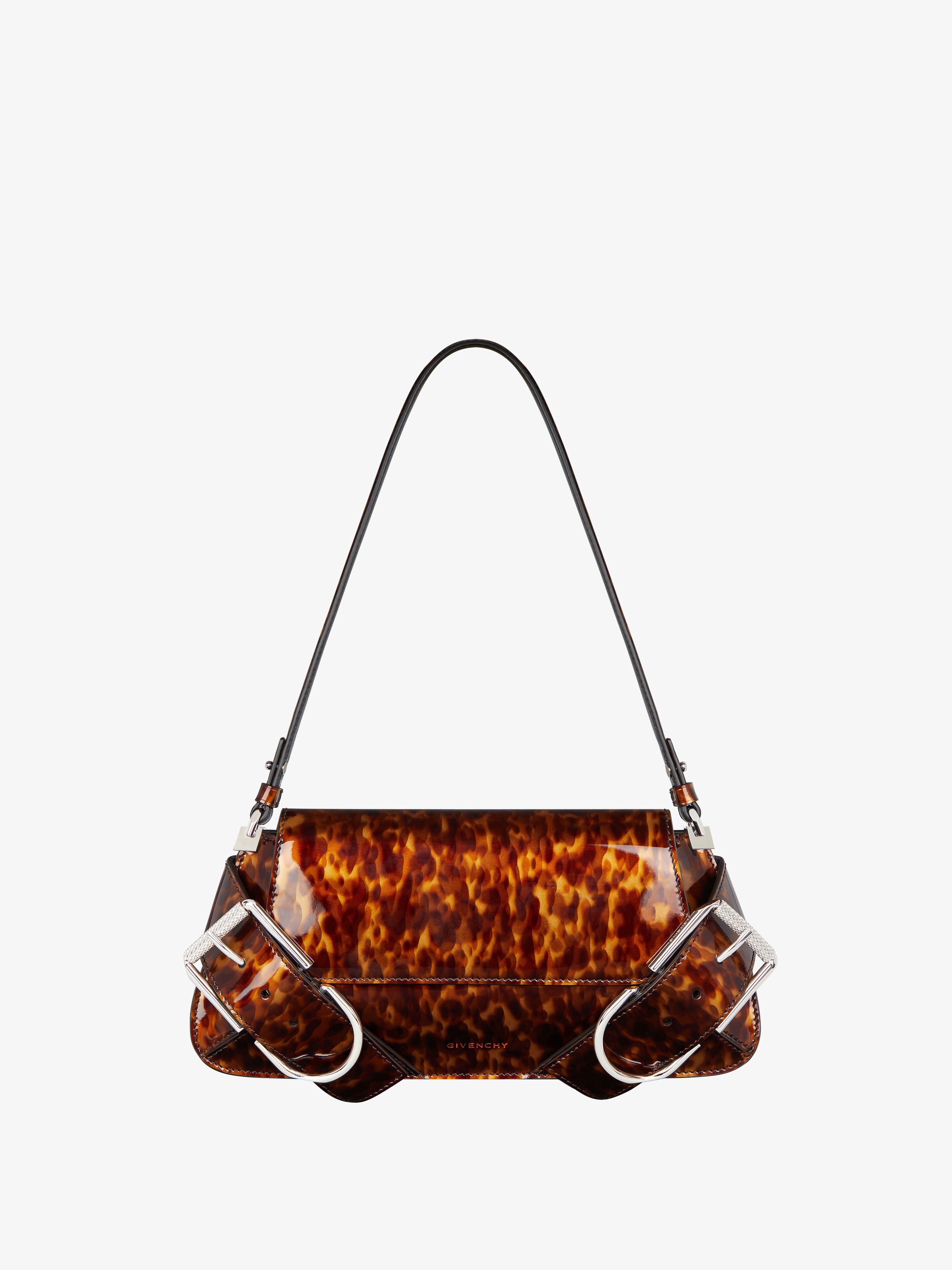 Givenchy - Sac Voyou Shoulder Flap En Cuir Effet Écaille De Tortue - pour Femme