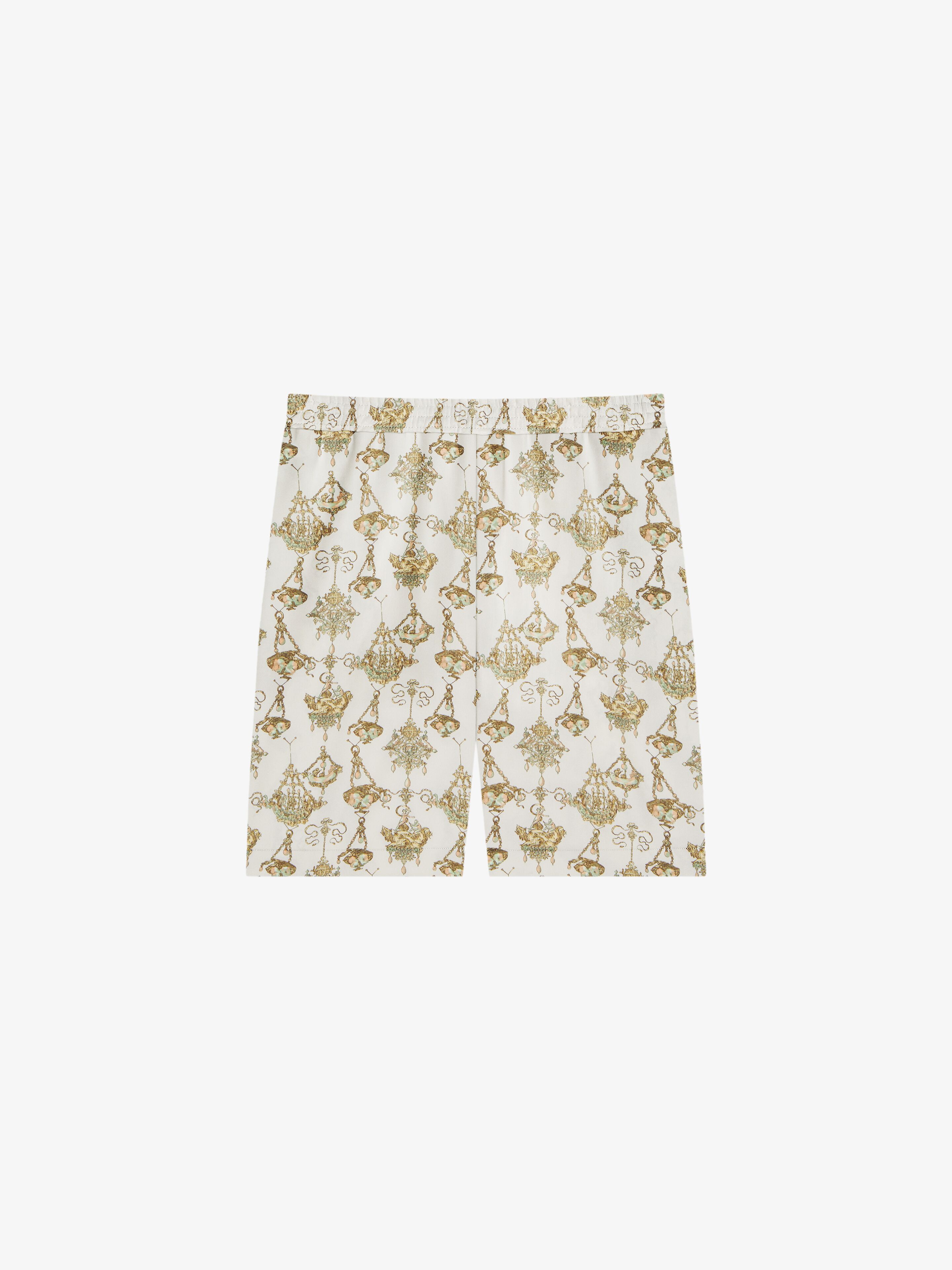 Givenchy - Short De Tailleur Imprimé Chandelier En Soie - pour Homme - Taille : 52