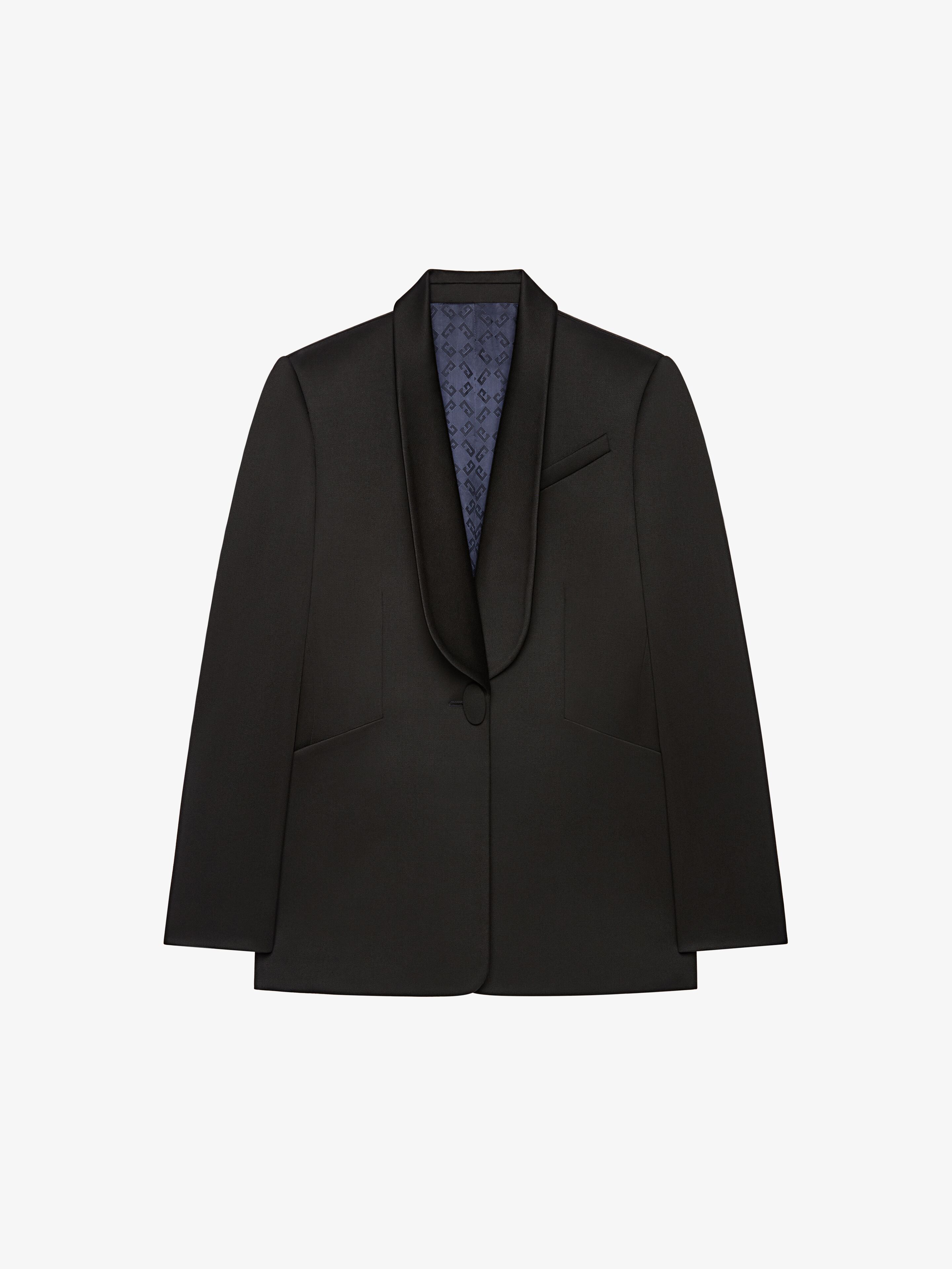 Givenchy - Veste Slim En Laine - Noir - pour Femme - Taille : 36