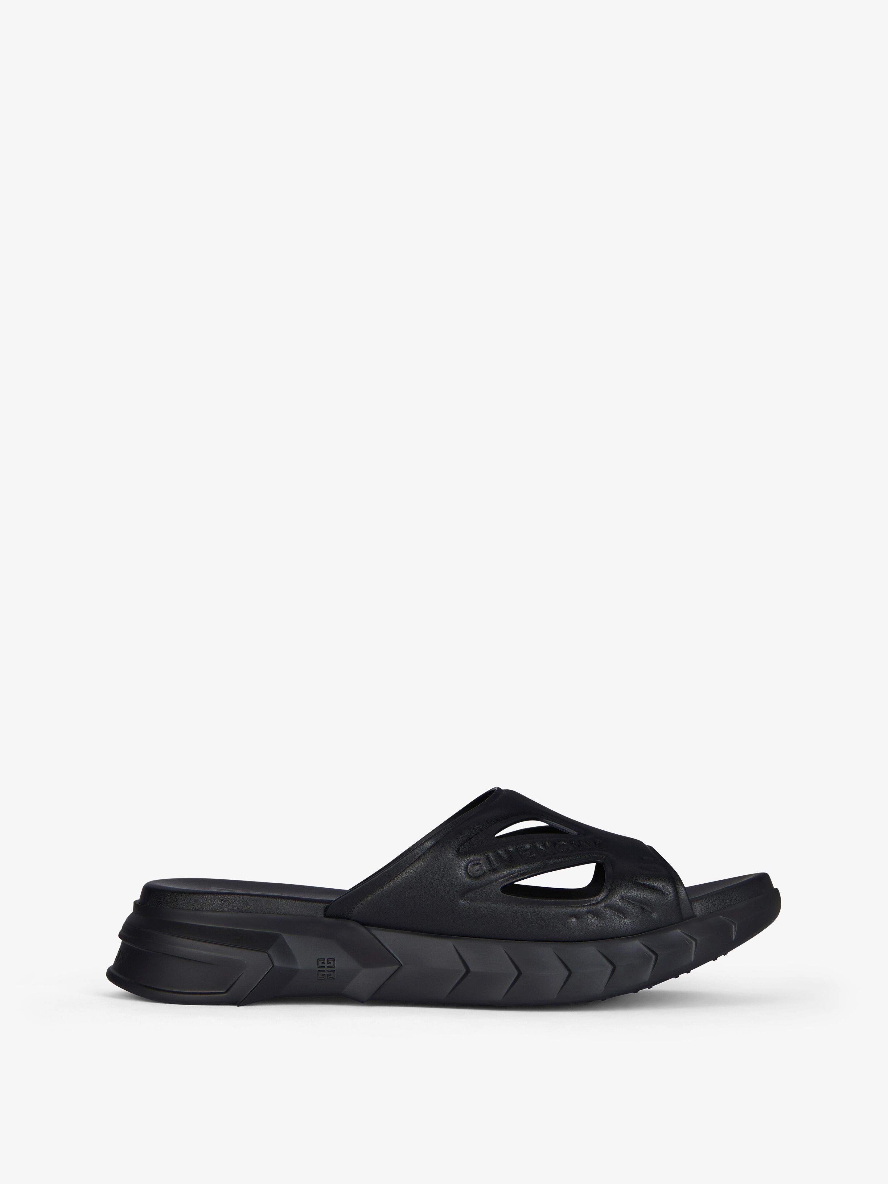 Givenchy - Sandales Marshmallow En Cuir Synthétique Et Gomme - Noir - pour Homme - Taille : 41