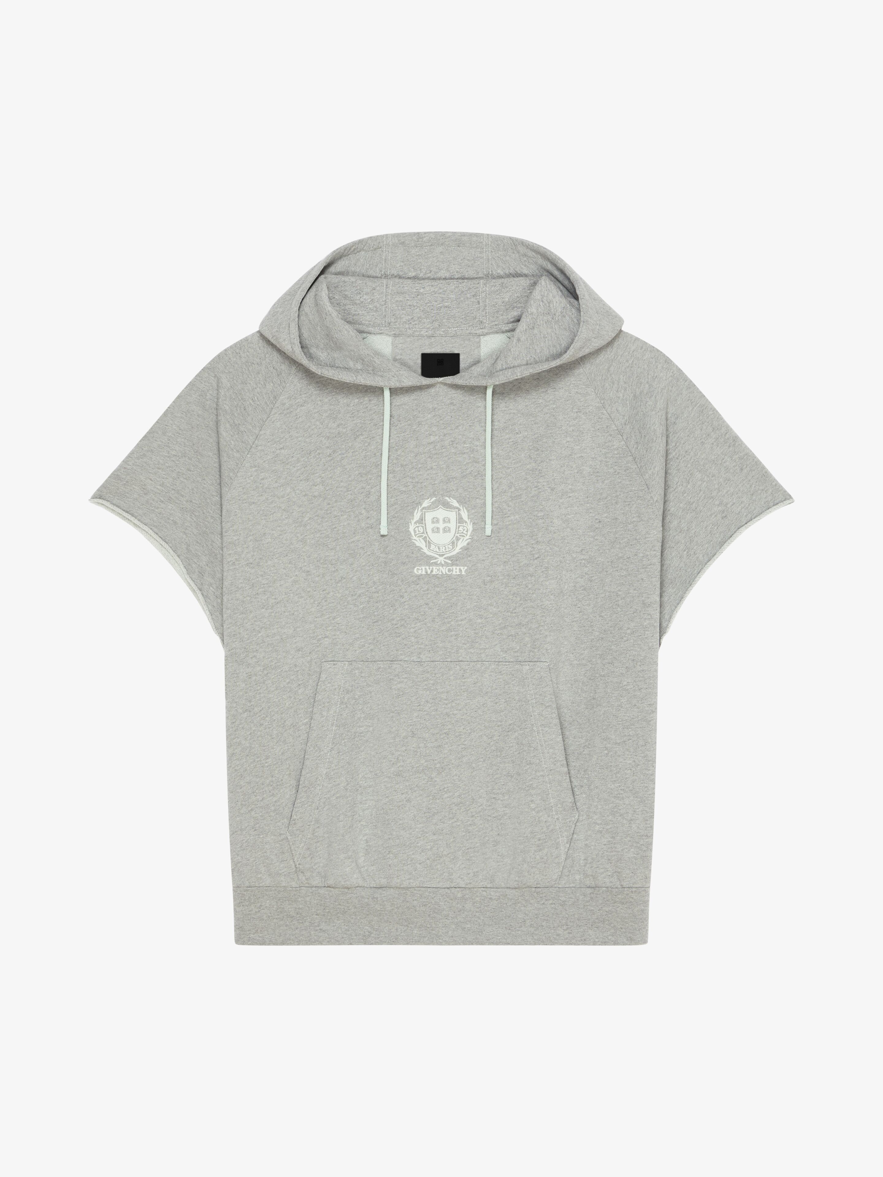 Sweatshirt À Capuche Oversize Givenchy Crest En Molleton - Vert - pour Homme - Taille : S