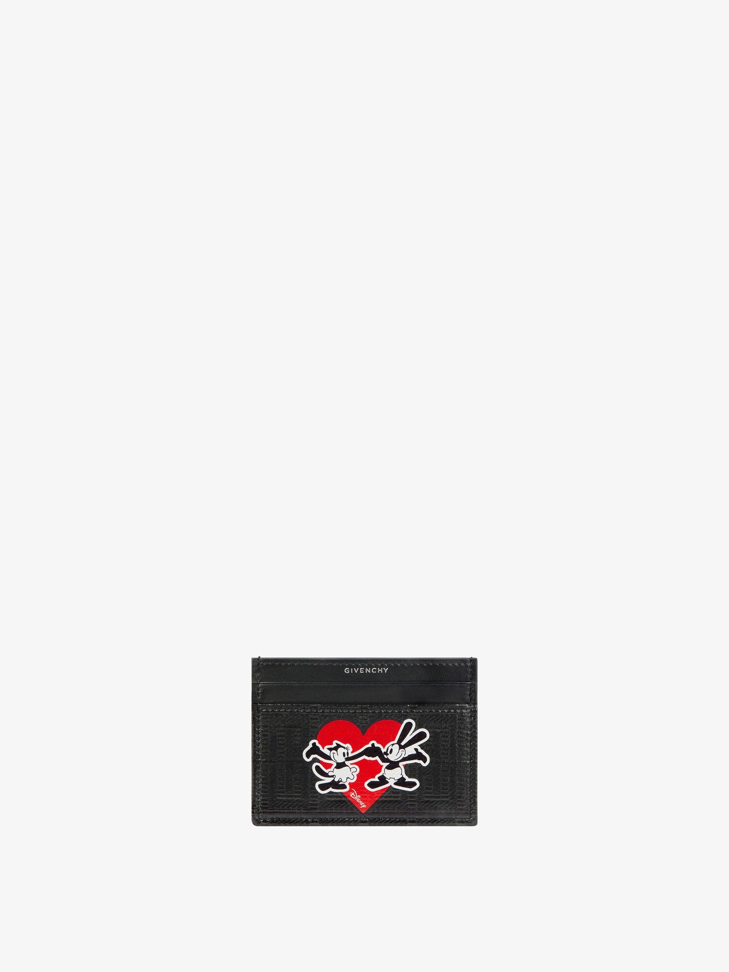 Giv Cut Oswald cardholder in 4G coated canvas and leather | Givenchy ASI