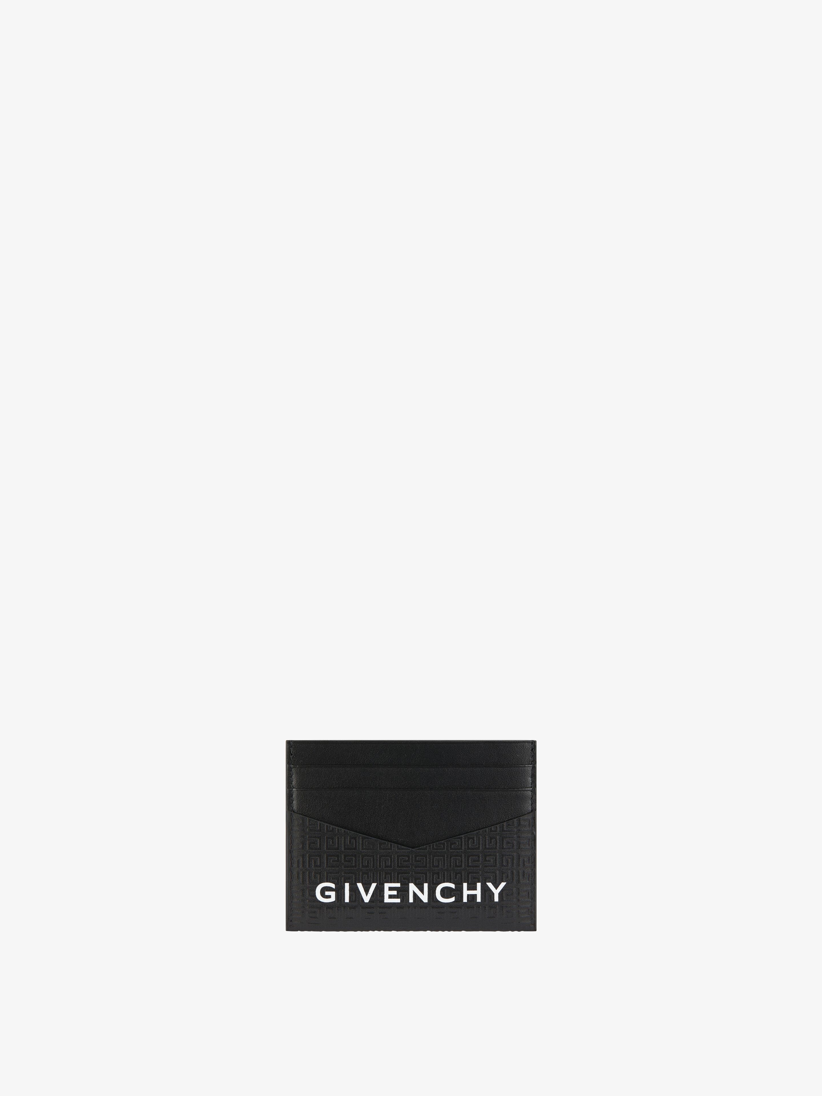 Shop Givenchy Card Holder In 4g Micro Leather In Multicolor
