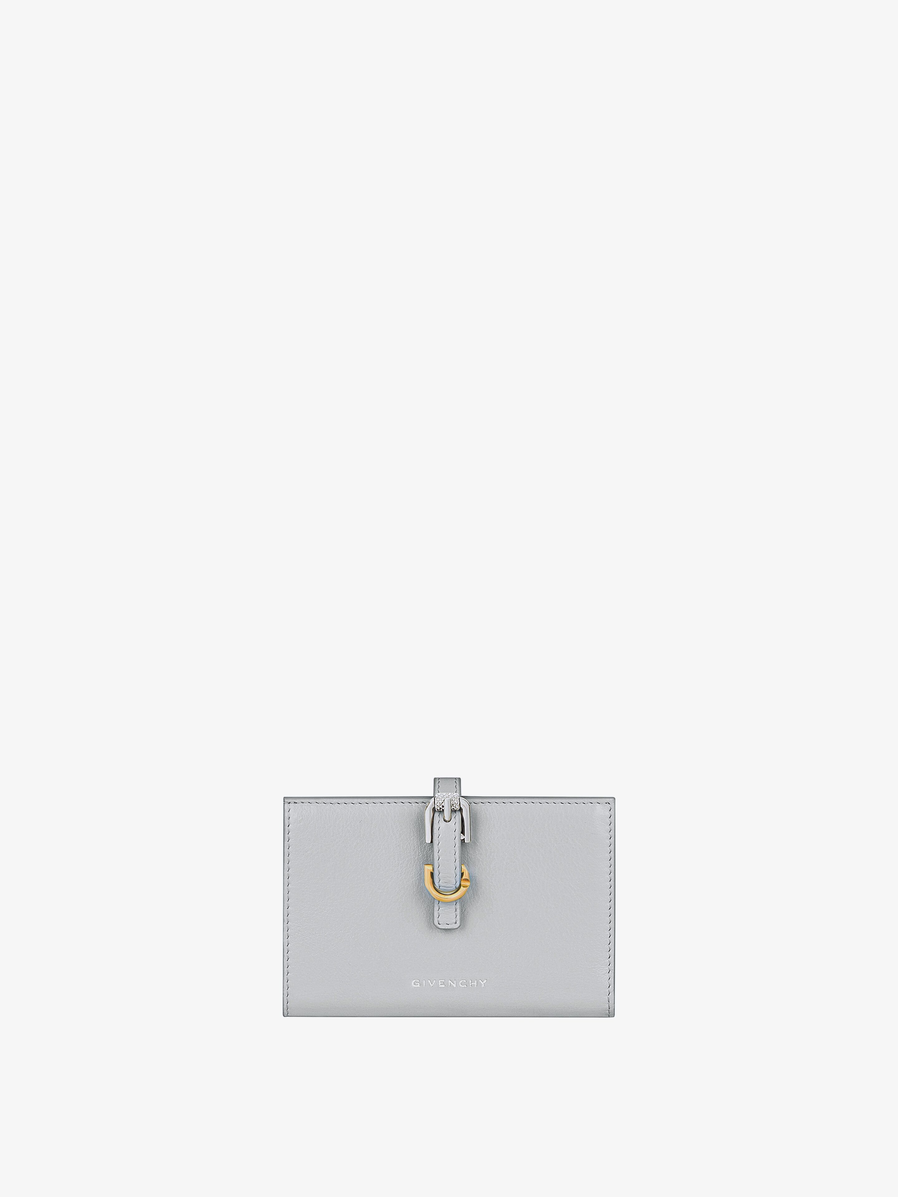 Givenchy Women's Voyou Wallet In Leather In Light Grey