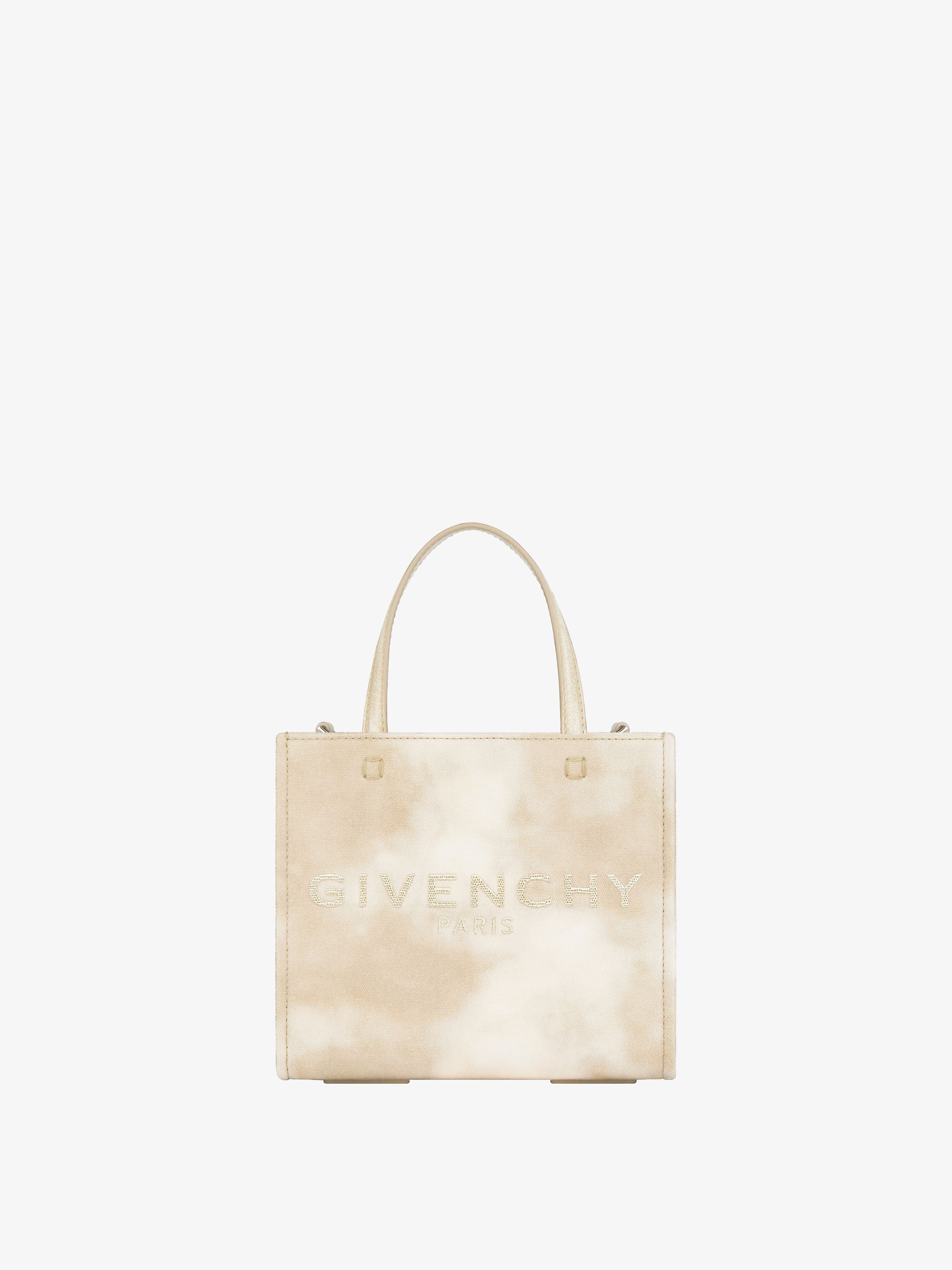 Shop Givenchy Cabas G-tote Mini En Toile Tie And Dye In Multicolor