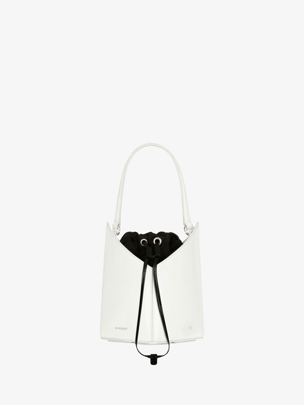 givenchy.com | Mini Cut Out bucket bag in Box leather