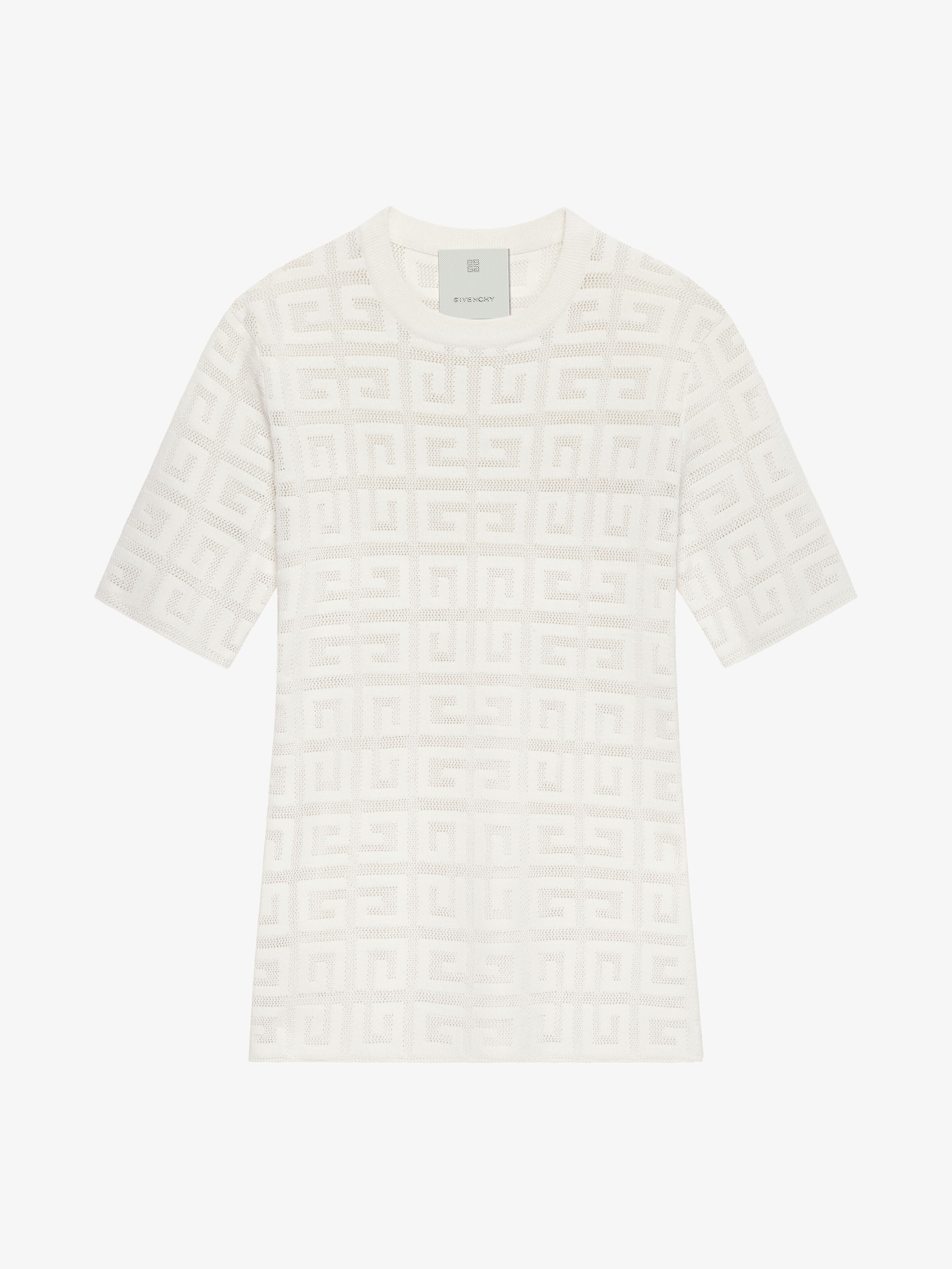 Shop Givenchy Sweater In 4g Jacquard In White