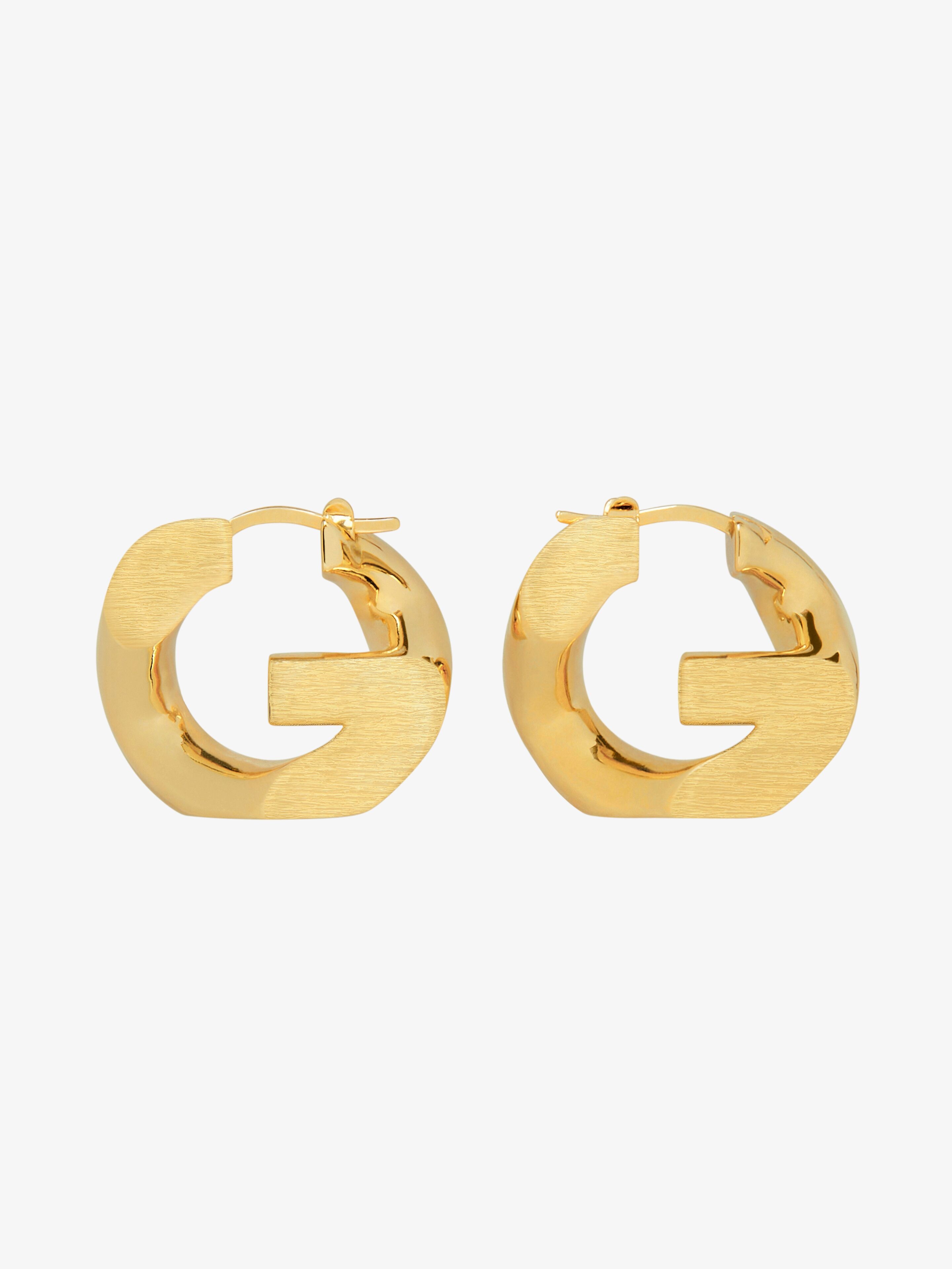 GIVENCHY G CHAIN EARRINGS IN METAL