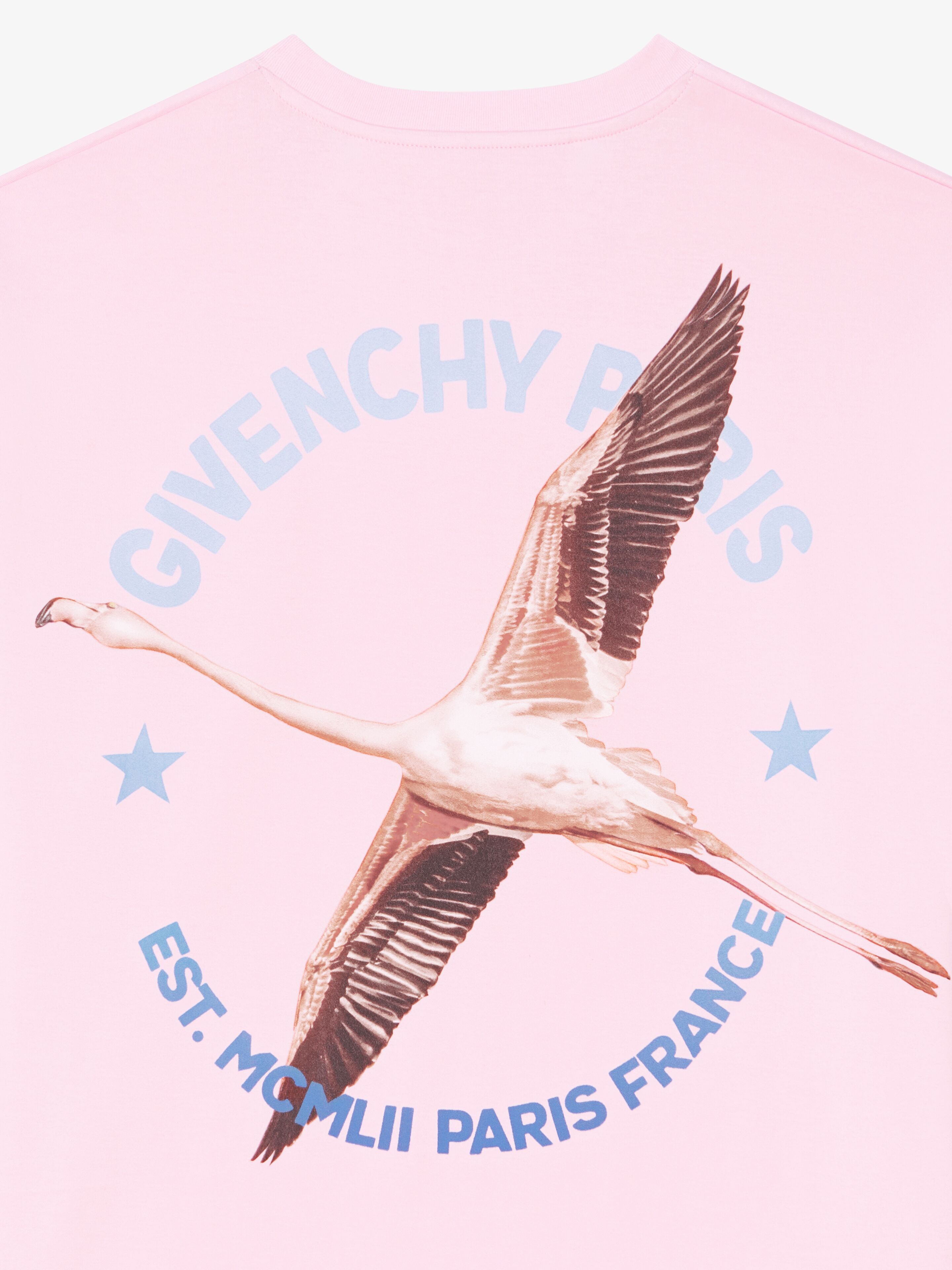 【関税込み】Givenchy ピンク Flamingo Tシャツ T-shirt in cotton with GIVENCHY Flamingo print | Givenchy CA
