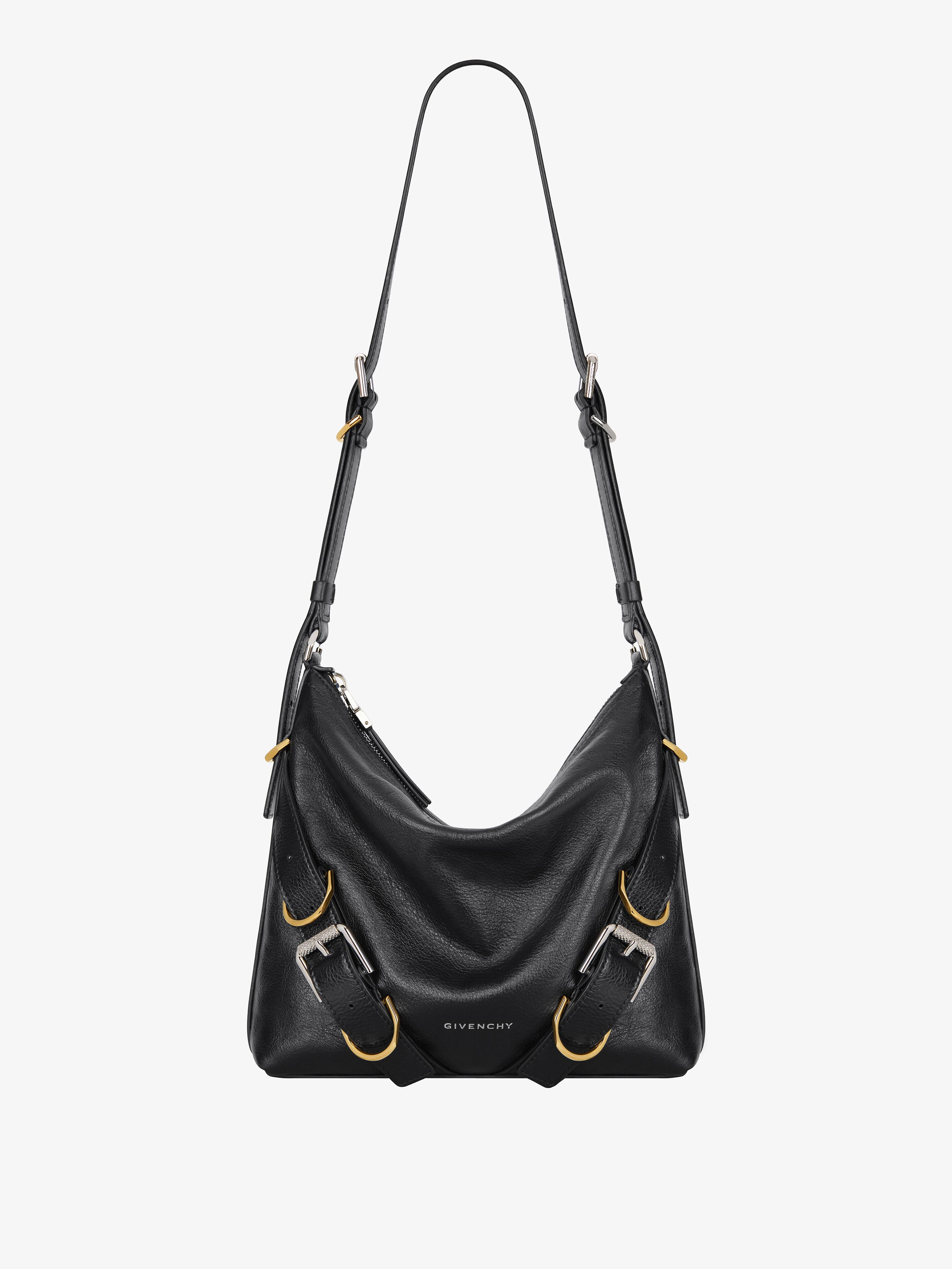 Shop Givenchy Voyou Crossbody Bag In Leather In Multicolor