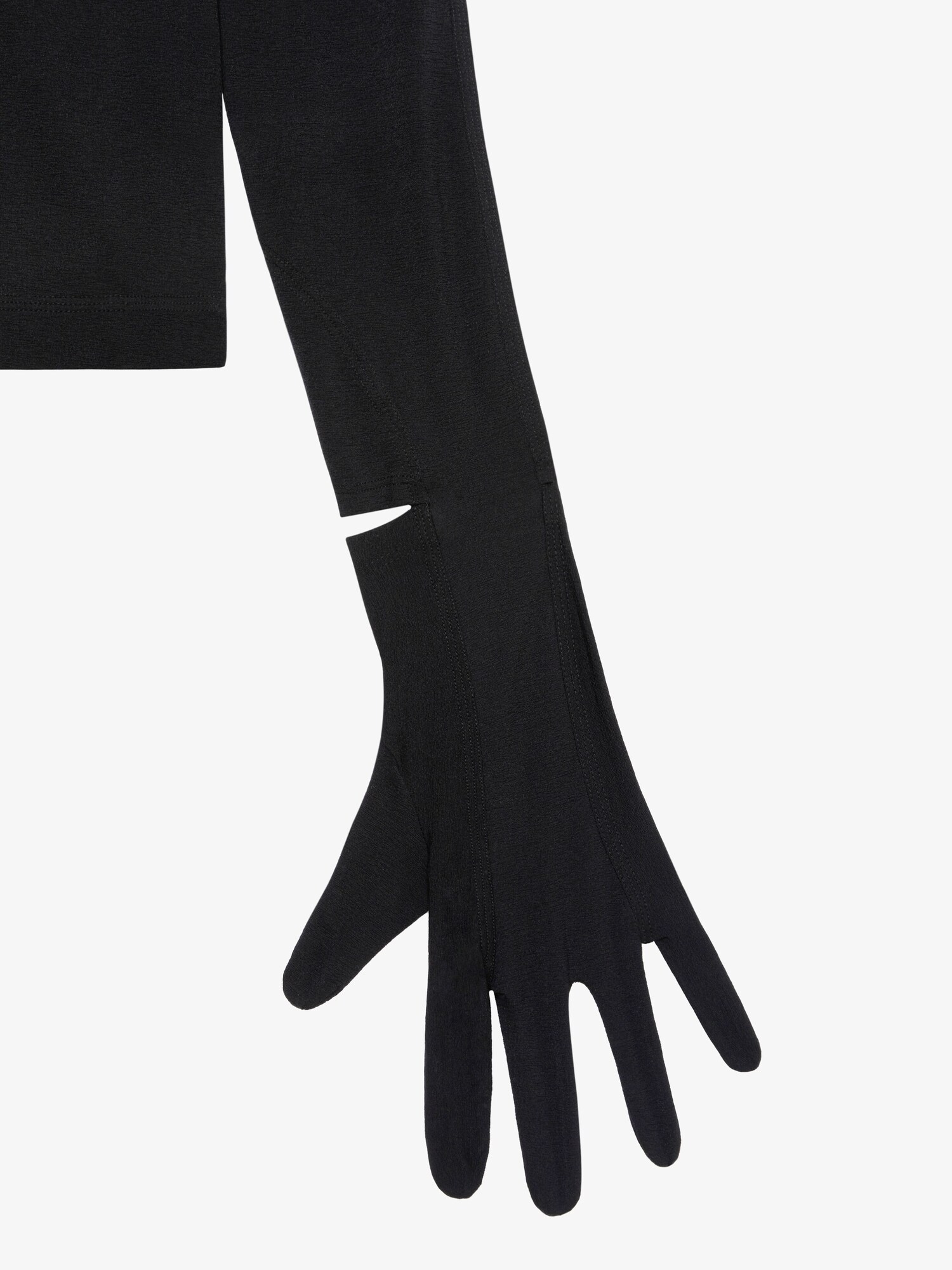 Top in jersey with gloves and balaclava black Givenchy US