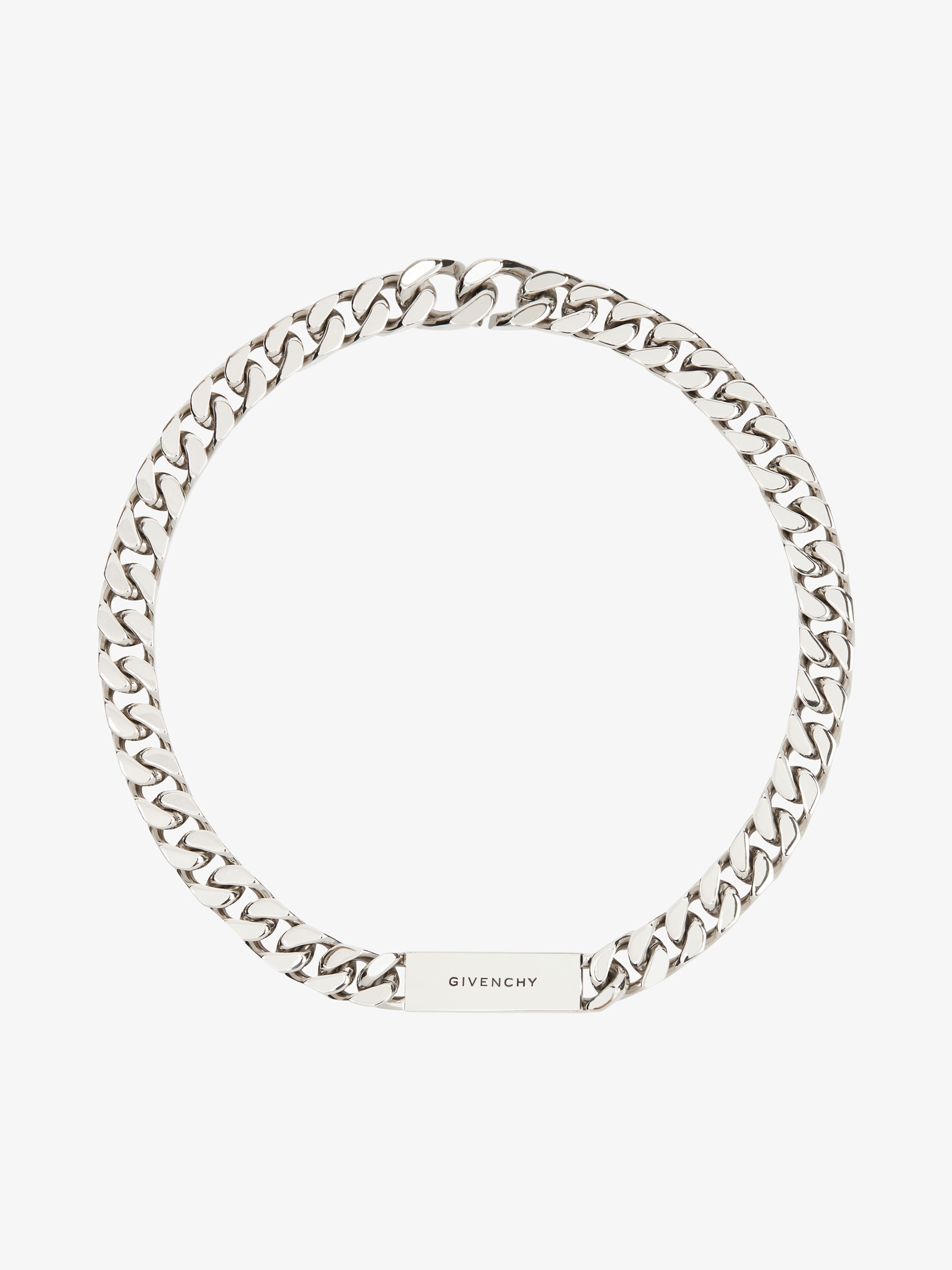 Givenchy Men's Id Necklace In Metal In Multicolor
