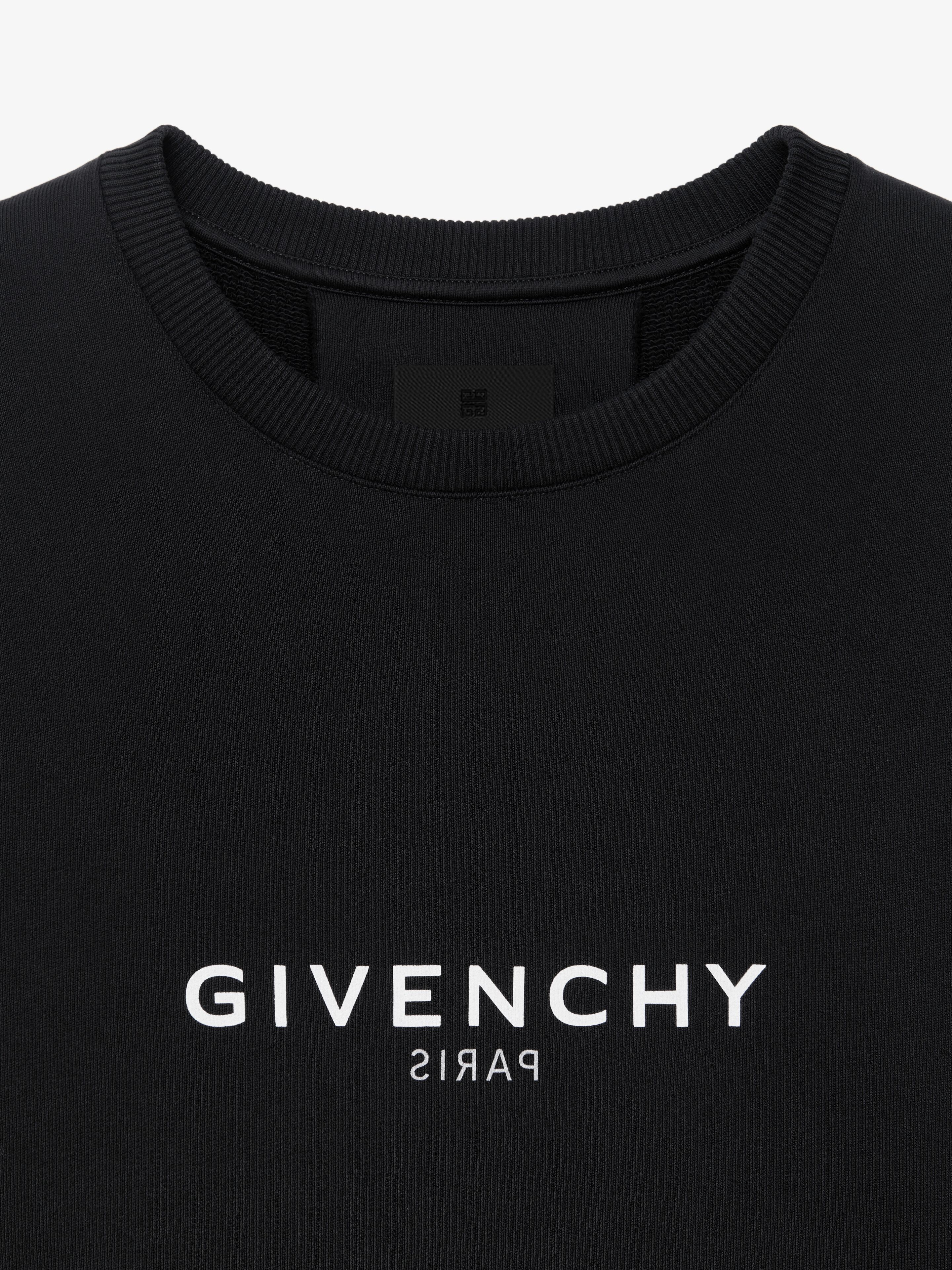 GIVENCHYリバース スリムスウェットシャツ モルトン