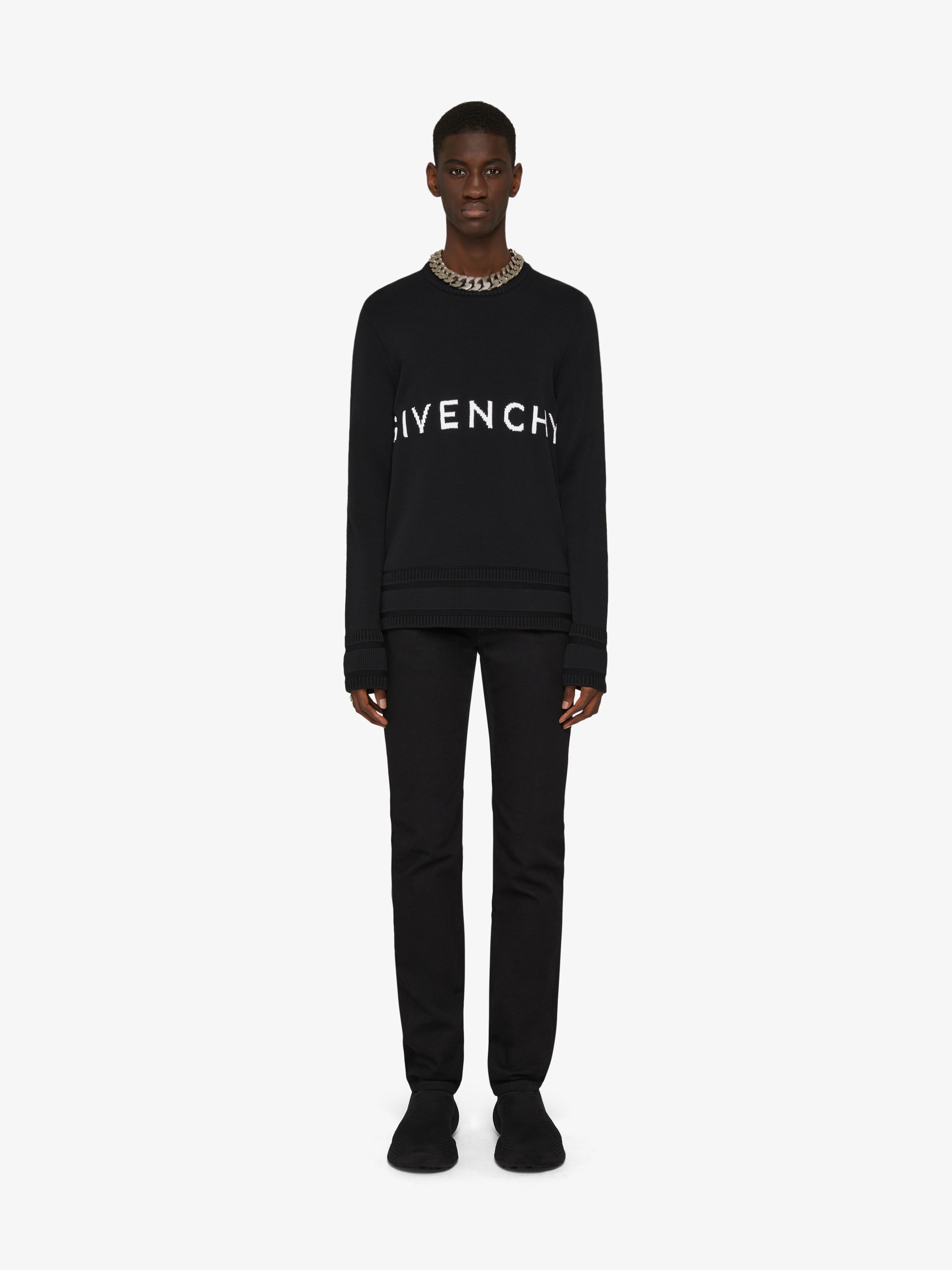 GIVENCHY 4G sweater in knit - black