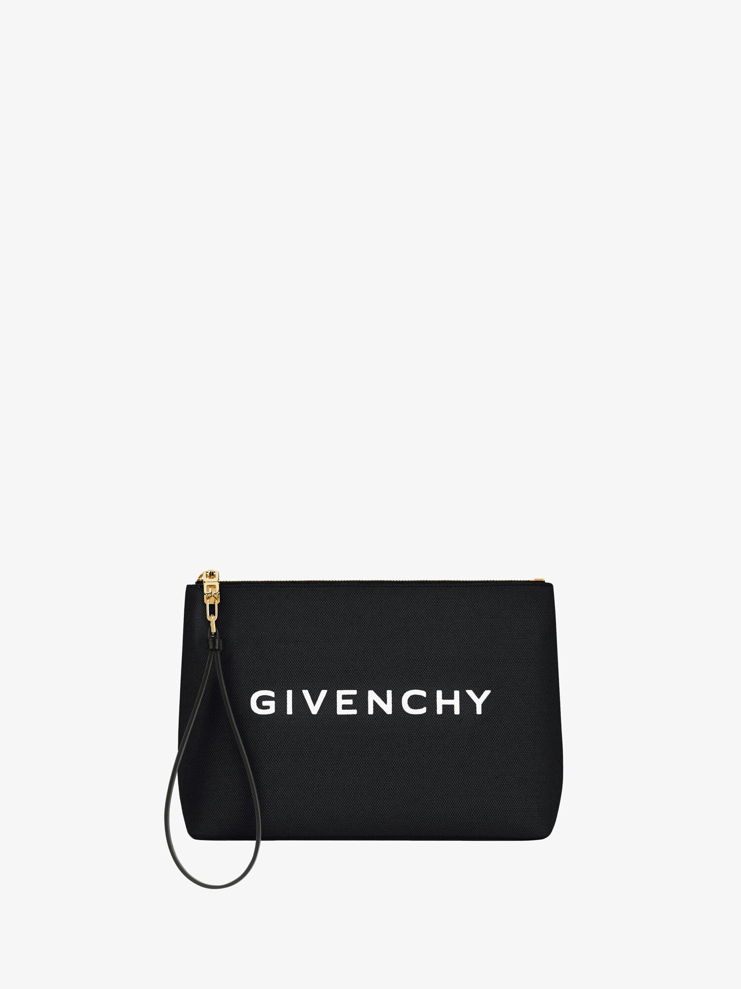 GIVENCHY travel pouch in canvas - black | Givenchy US