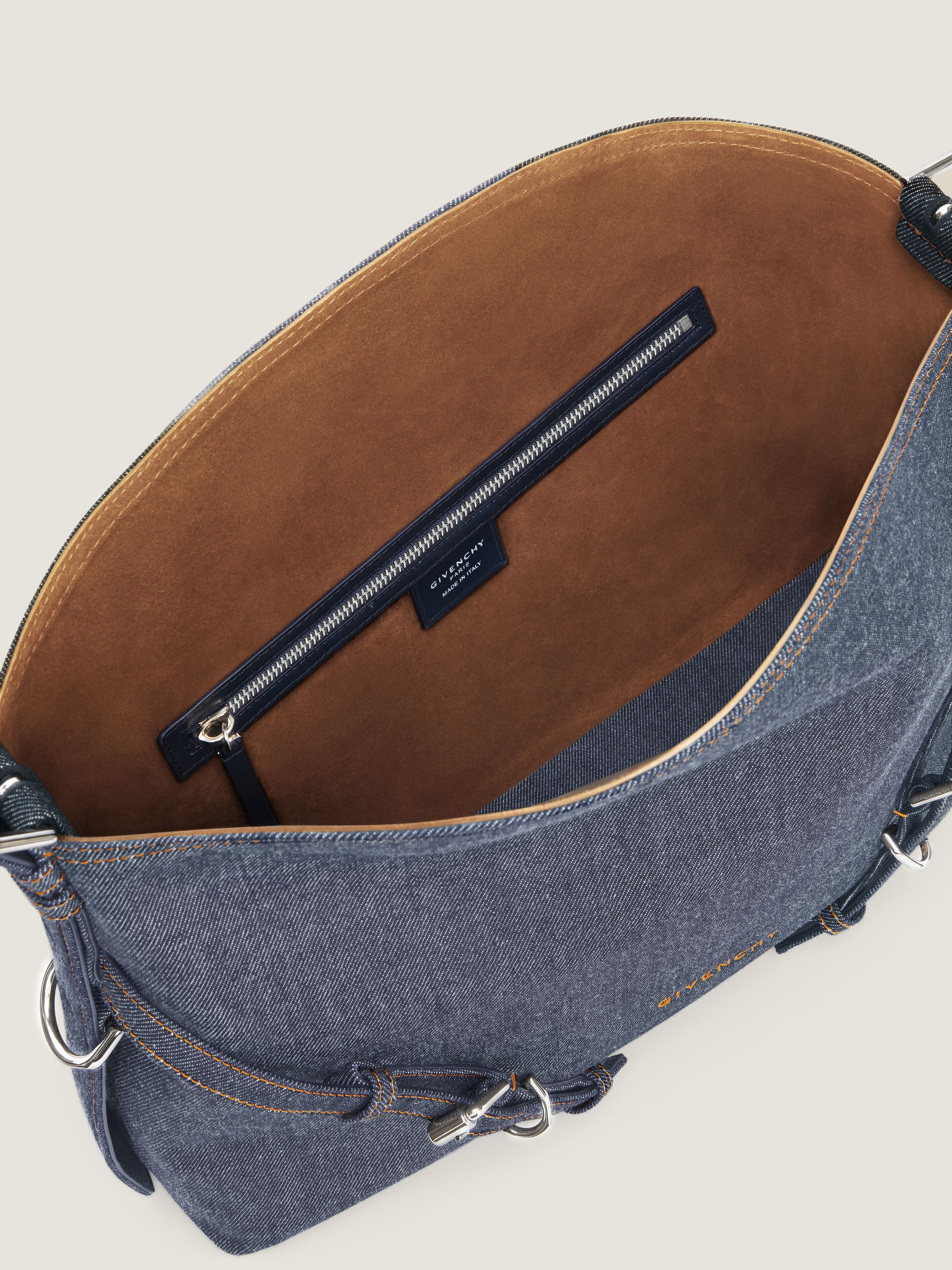 【GIVENCHY】ヴォワイユーバッグ ミディアム ウォッシュドデニム GIVENCHY Washed Denim Medium Voyou Bag Medium Blue 1521011
