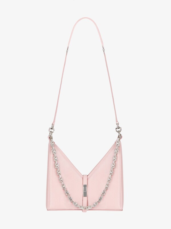 Sac Cut Out petit modèle en cuir Box avec chaîne - rose blush | Givenchy FR