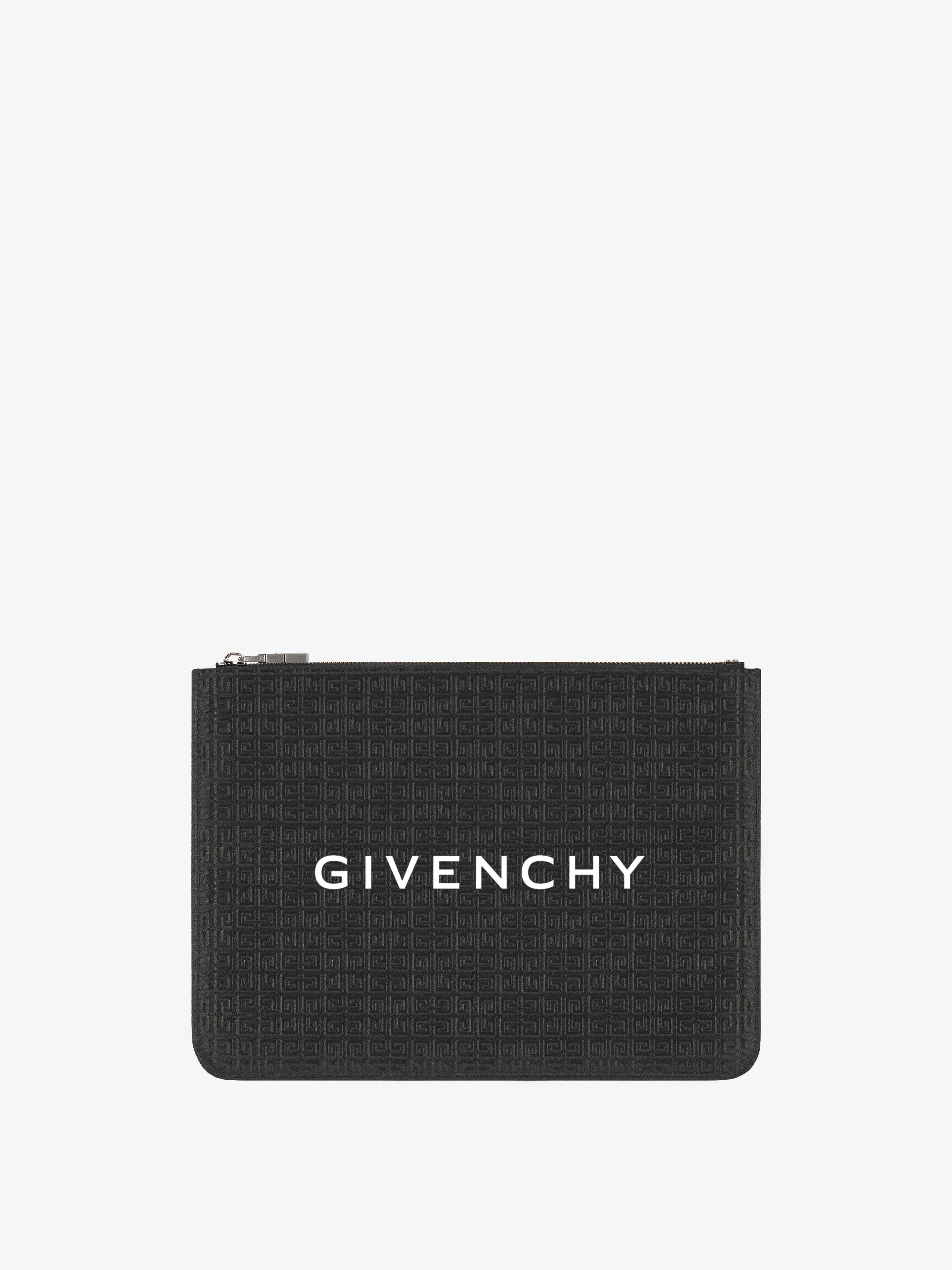 Givenchy Pochette  En Cuir Micro 4g In Black