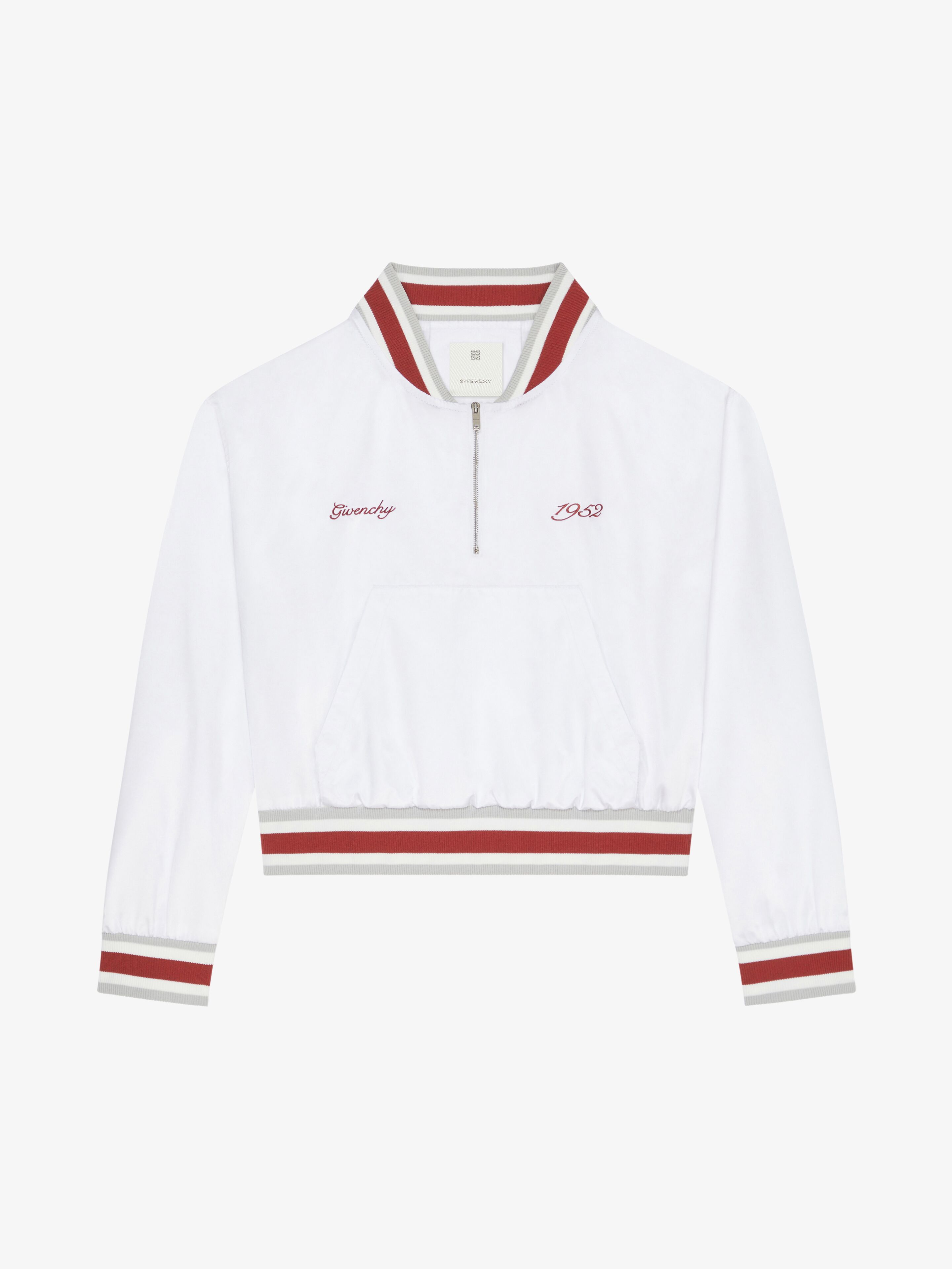 Bomber Pull-over Givenchy 1952 Brillant - Blanc - pour Homme - Taille : 44