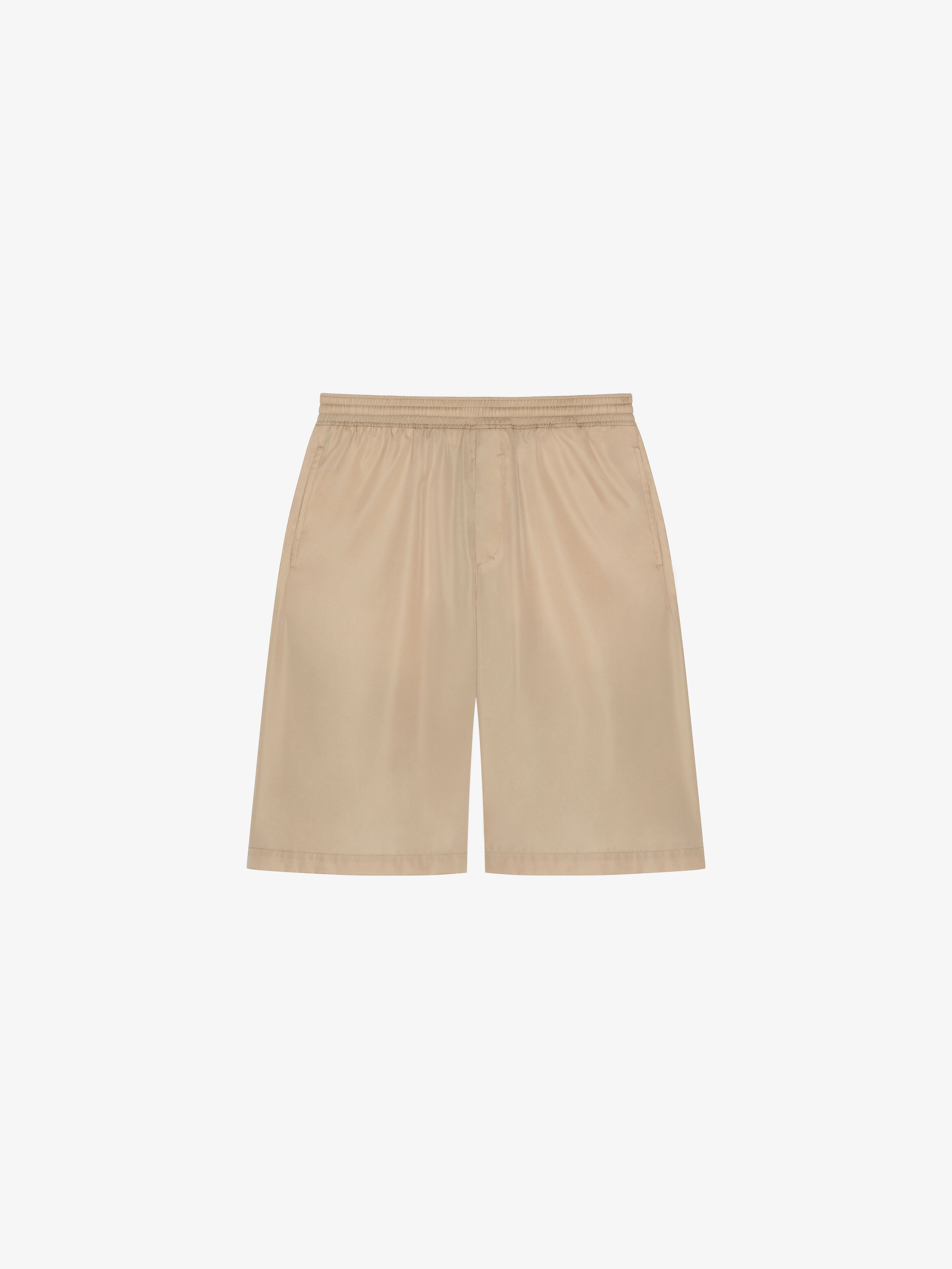 Shop Givenchy Bermuda Shorts In Beige