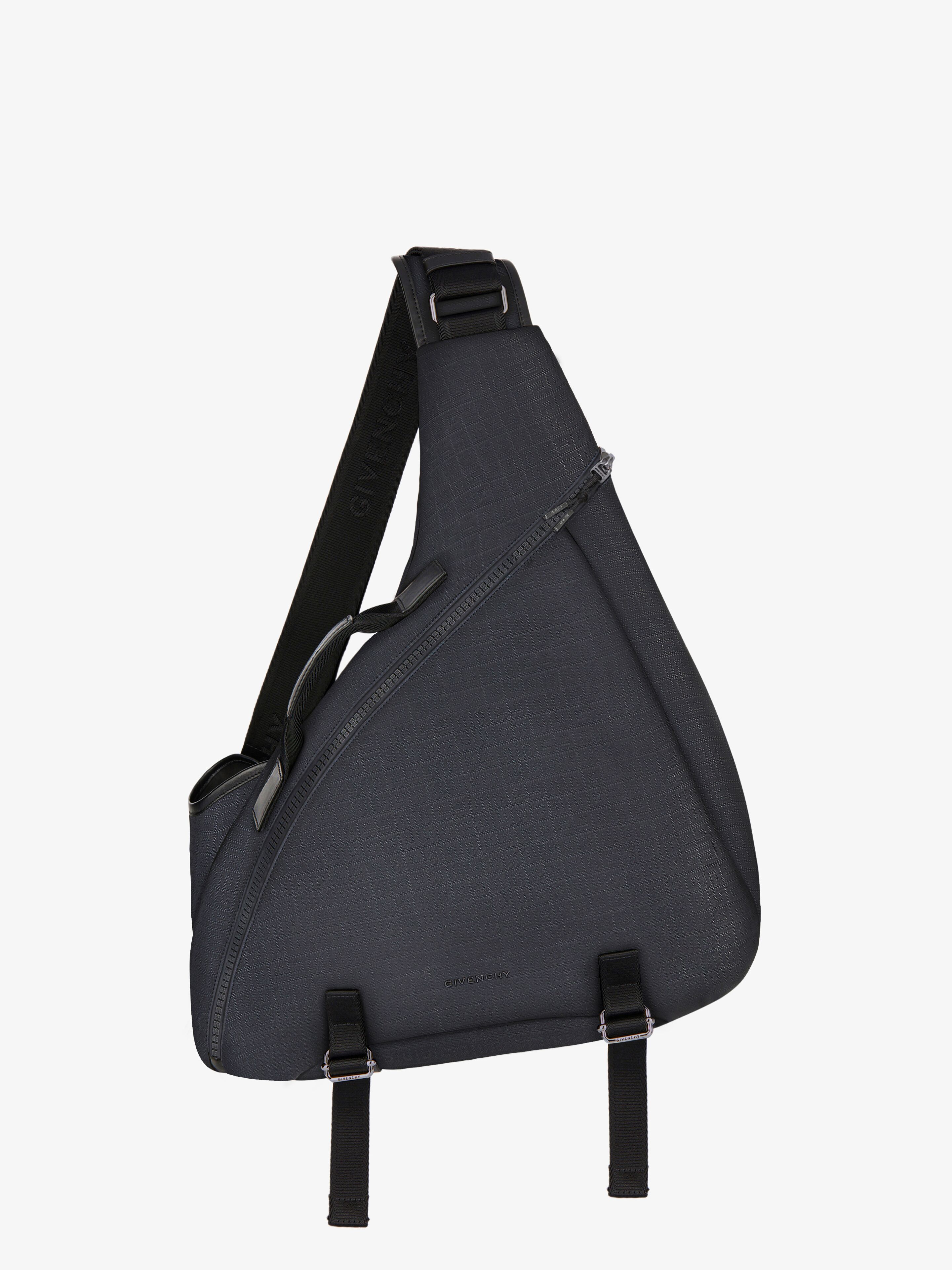 Shop Givenchy Medium G-zip Triangle Bag In 4g Nylon In Multicolor