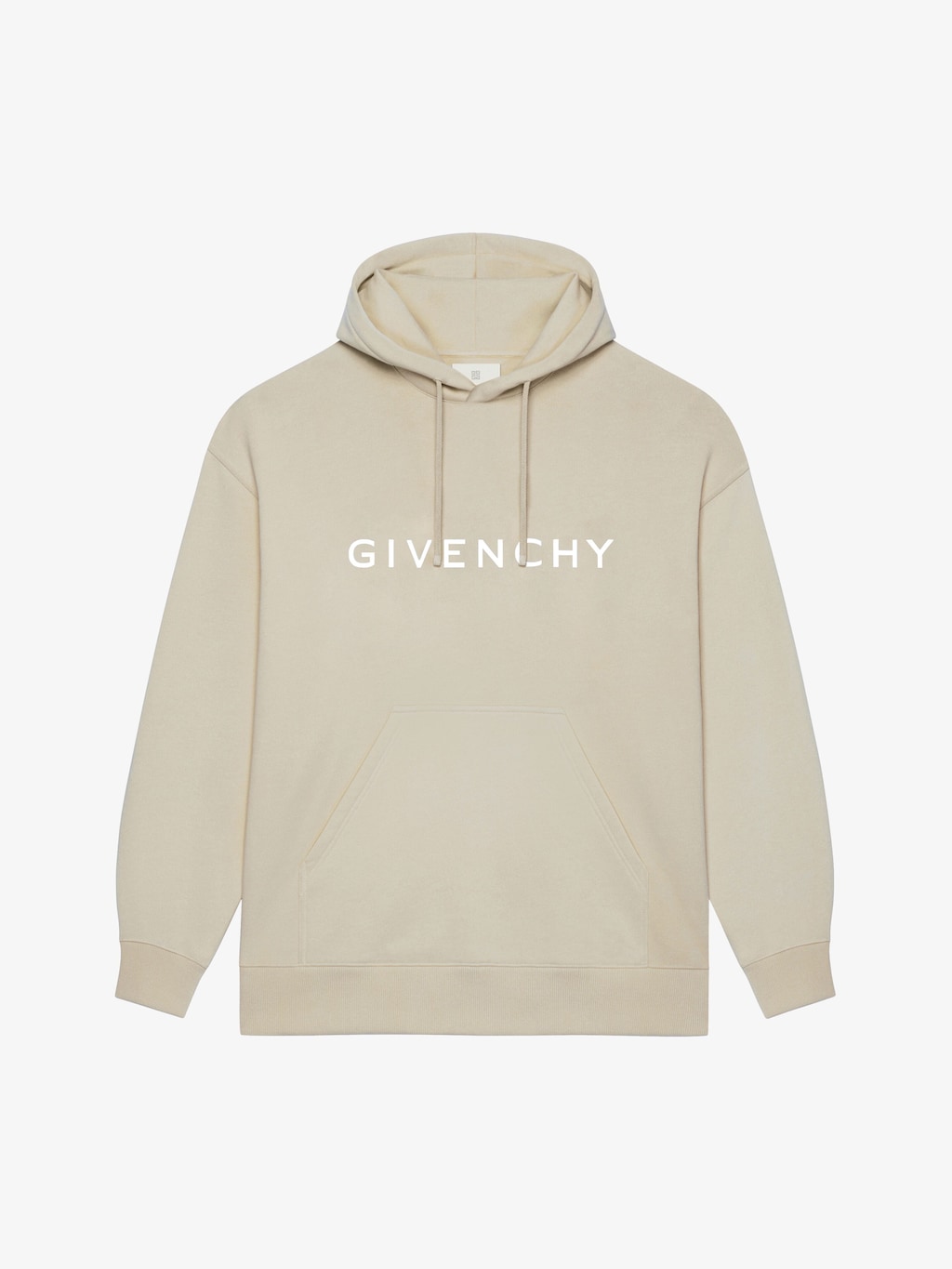 GIVENCHY Archetype slim fit hoodie in fleece - clay | Givenchy