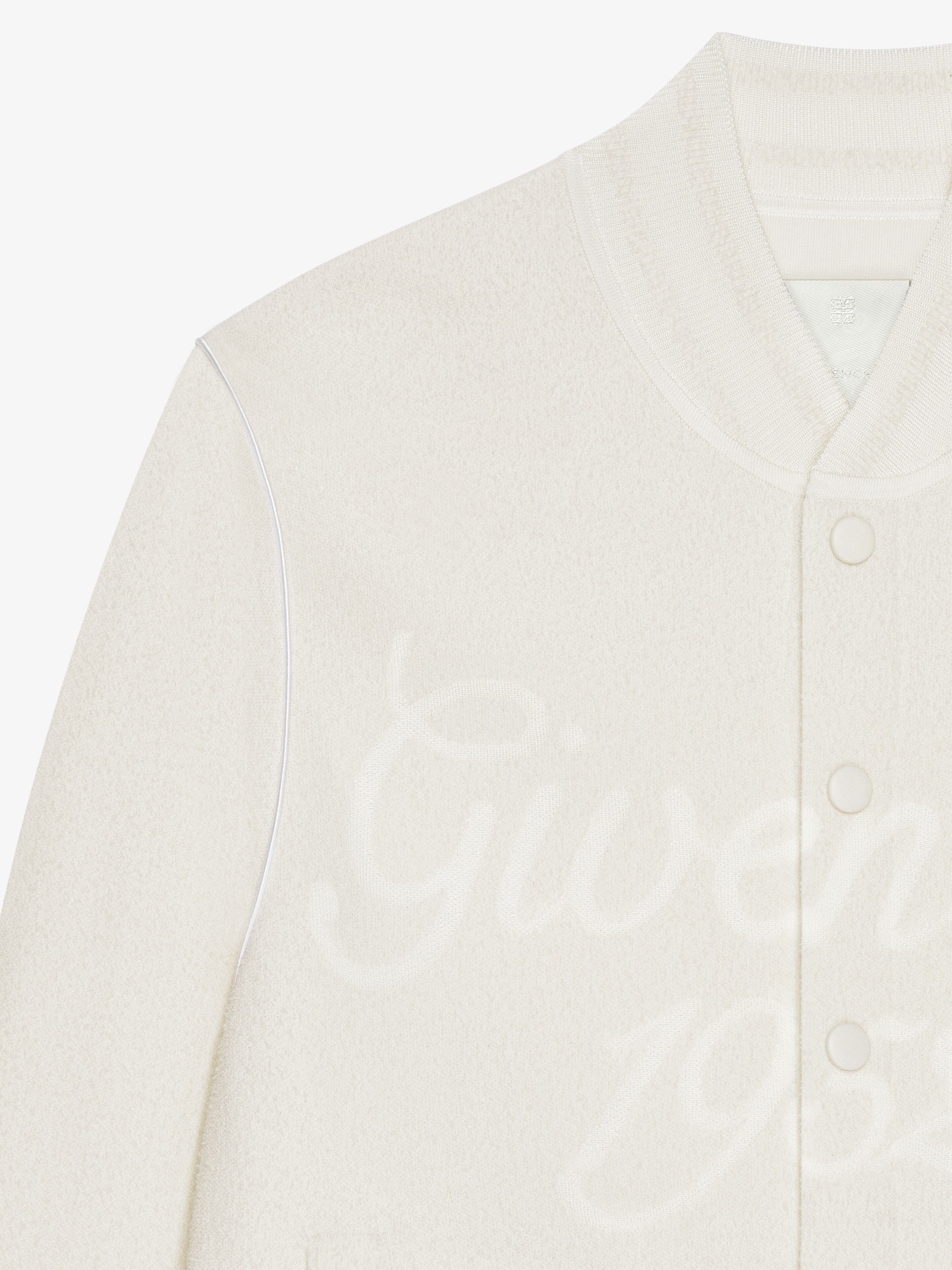 GIVENCHY 1952 varsity jacket in knit | Givenchy CA | Givenchy GIVENCHY 1952 varsity jacket in knit | Givenchy CA | Givenchy