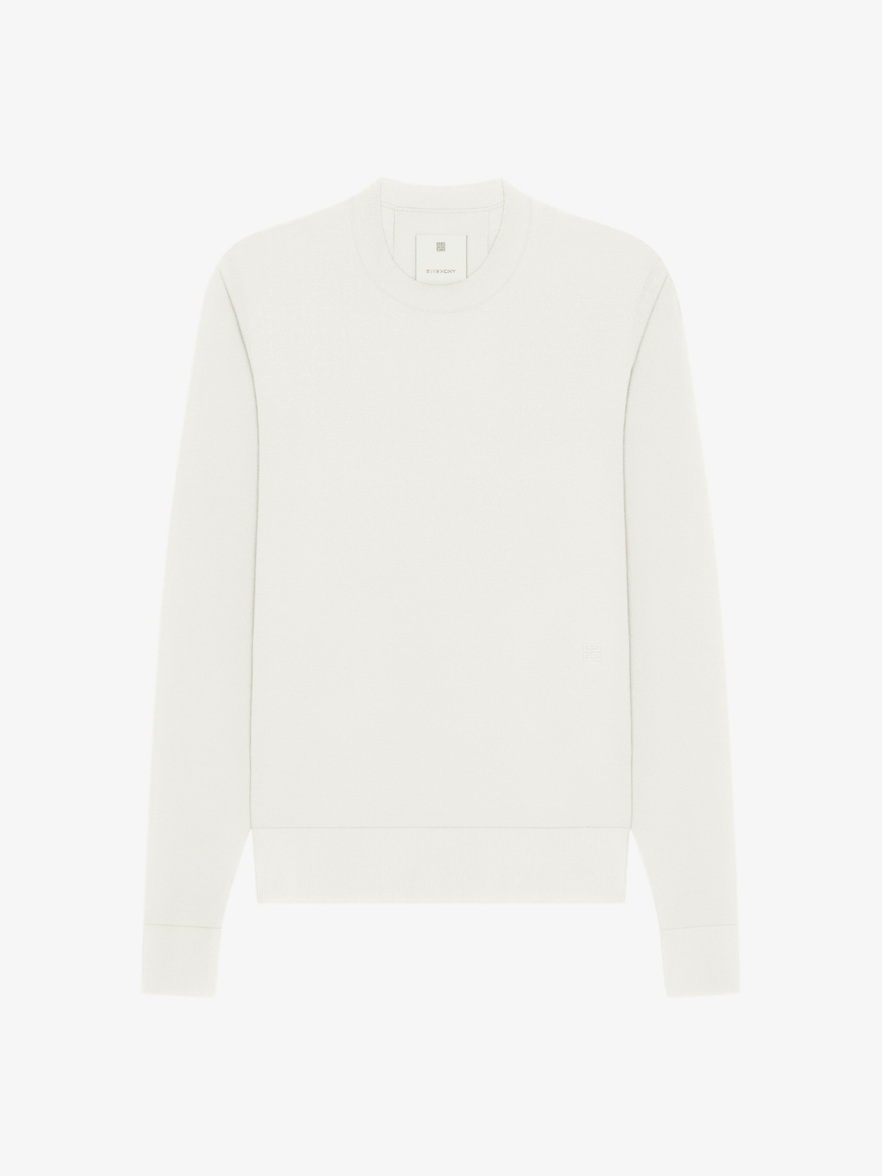 Givenchy - Sweater In Cotton And Silk - White - Men - Size: M