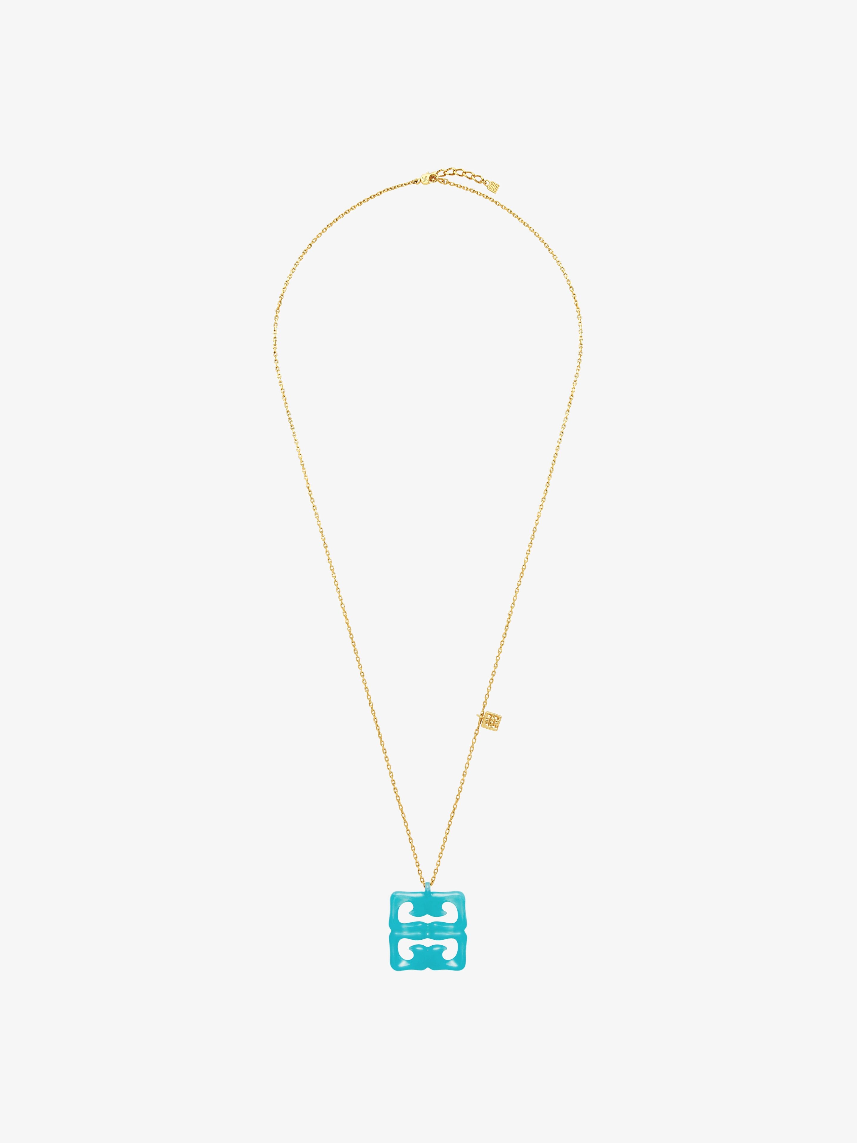 Givenchy - 4G Liquid Necklace In Metal And Resin