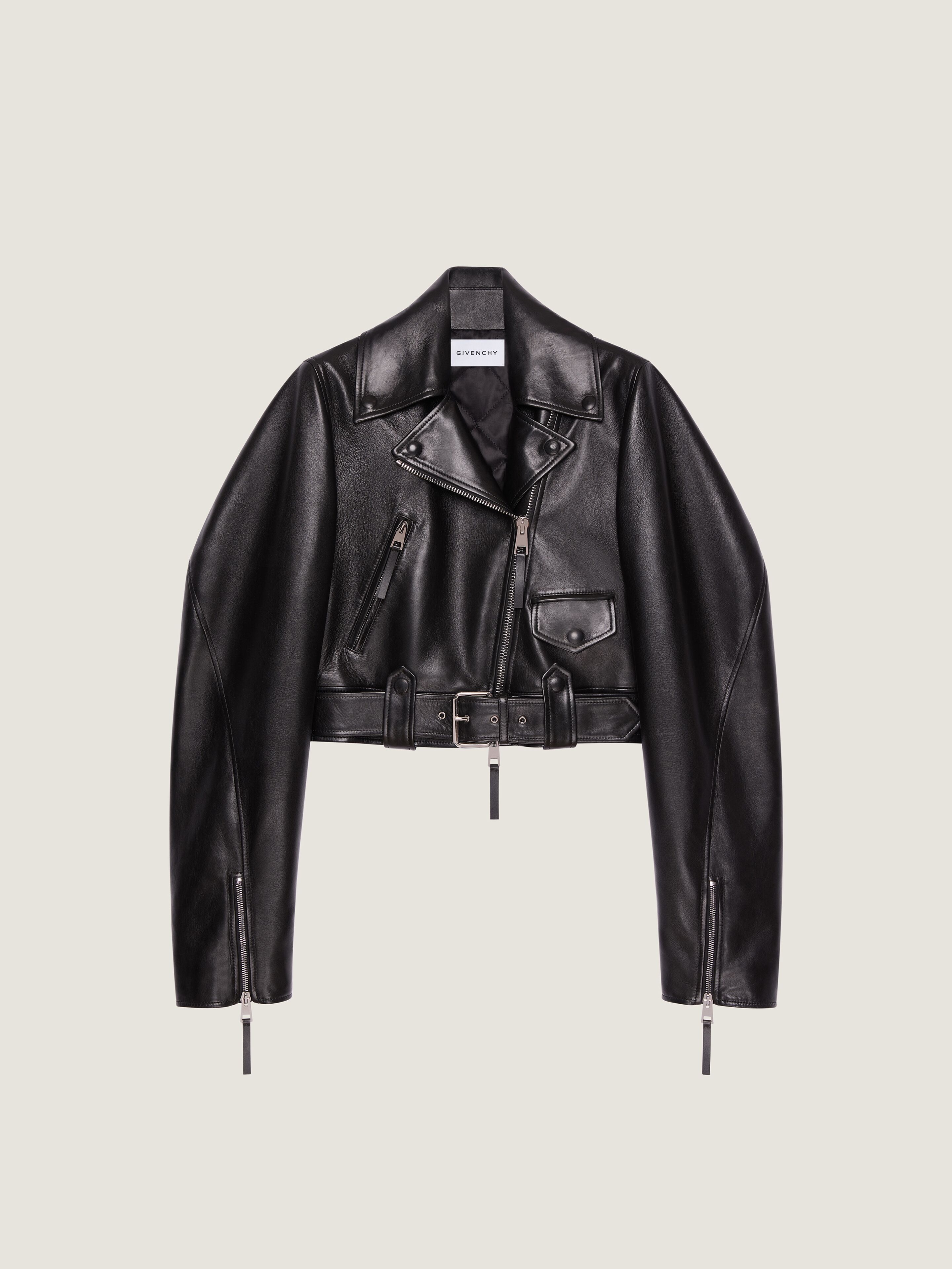 Givenchy レザージャケット | ブラック | FARFETCH JP