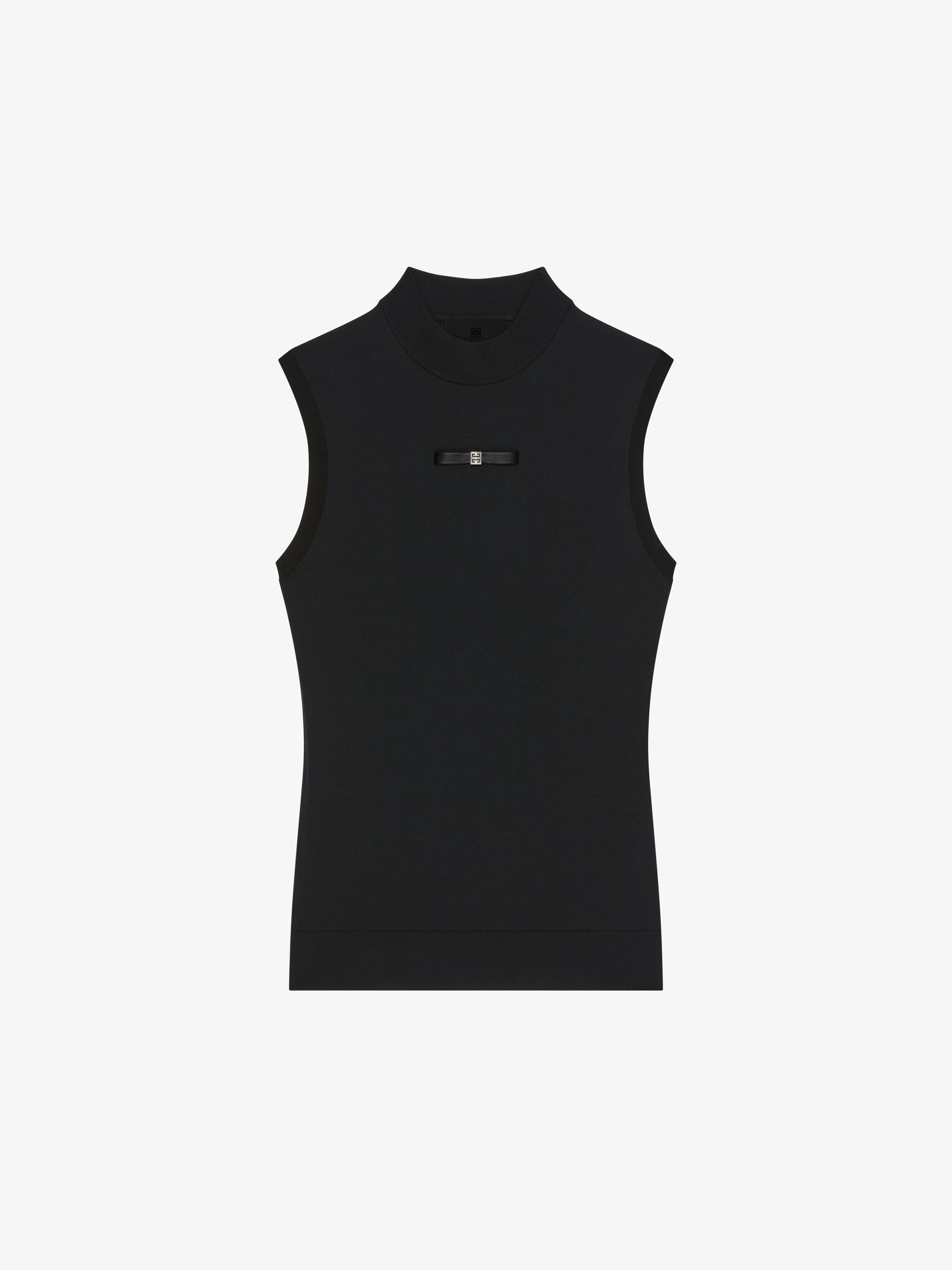 Givenchy - Pull En Laine Avec Nœud 4G - Noir - pour Femme - Taille : XS