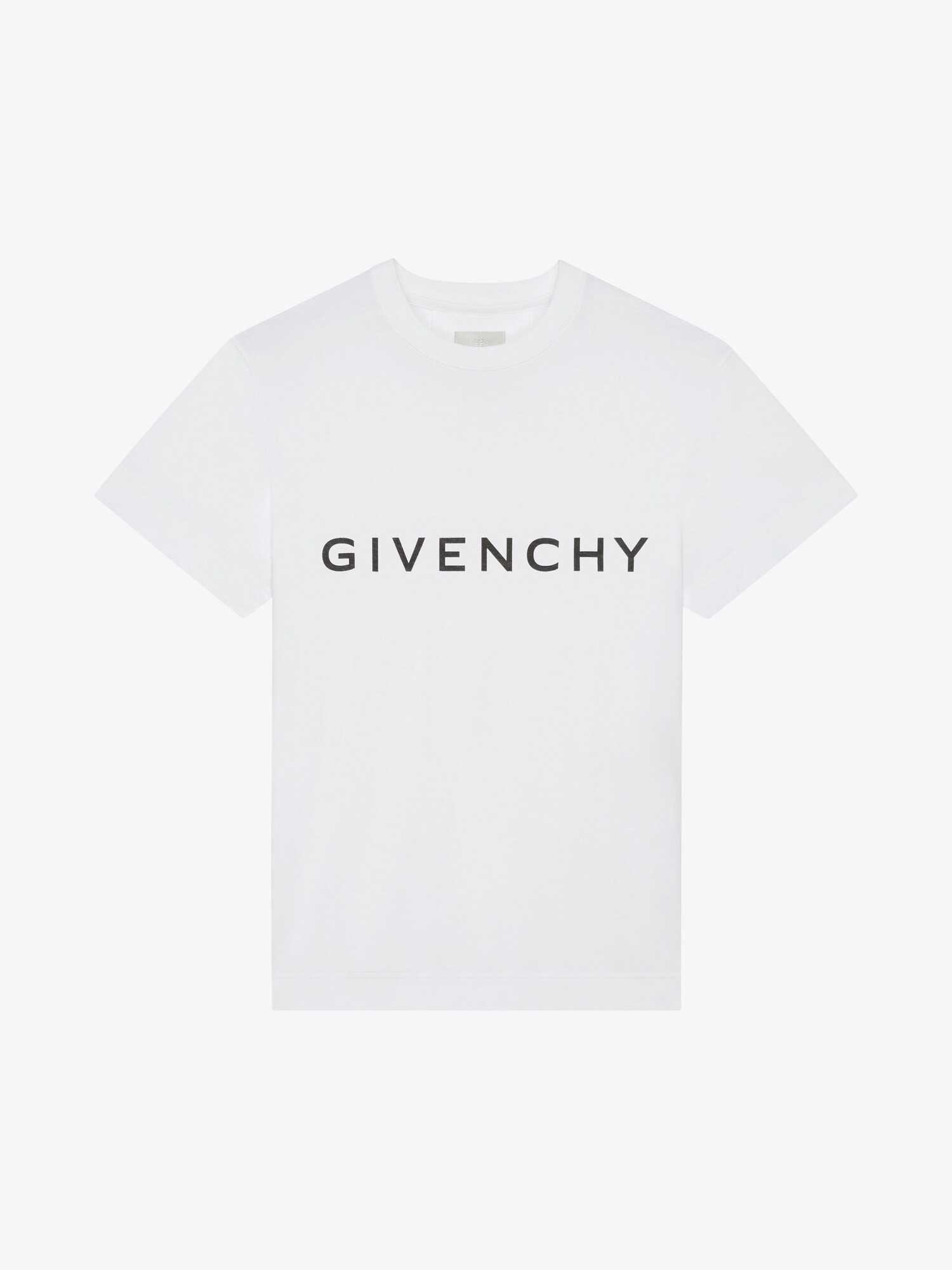 GIVENCHY Archetype slim fit t-shirt in cotton in - white | Givenchy US