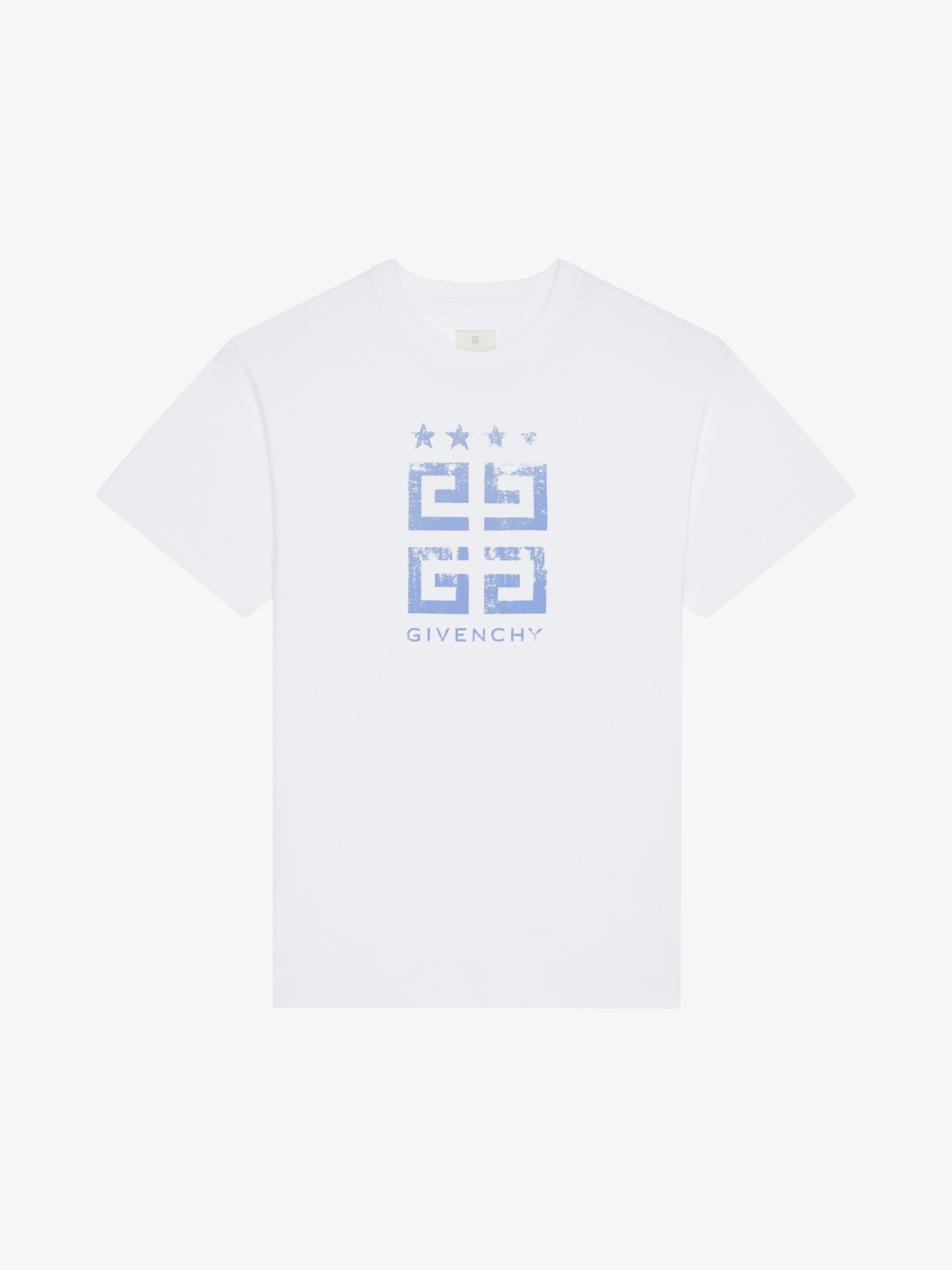 Givenchy white star t shirt best sale