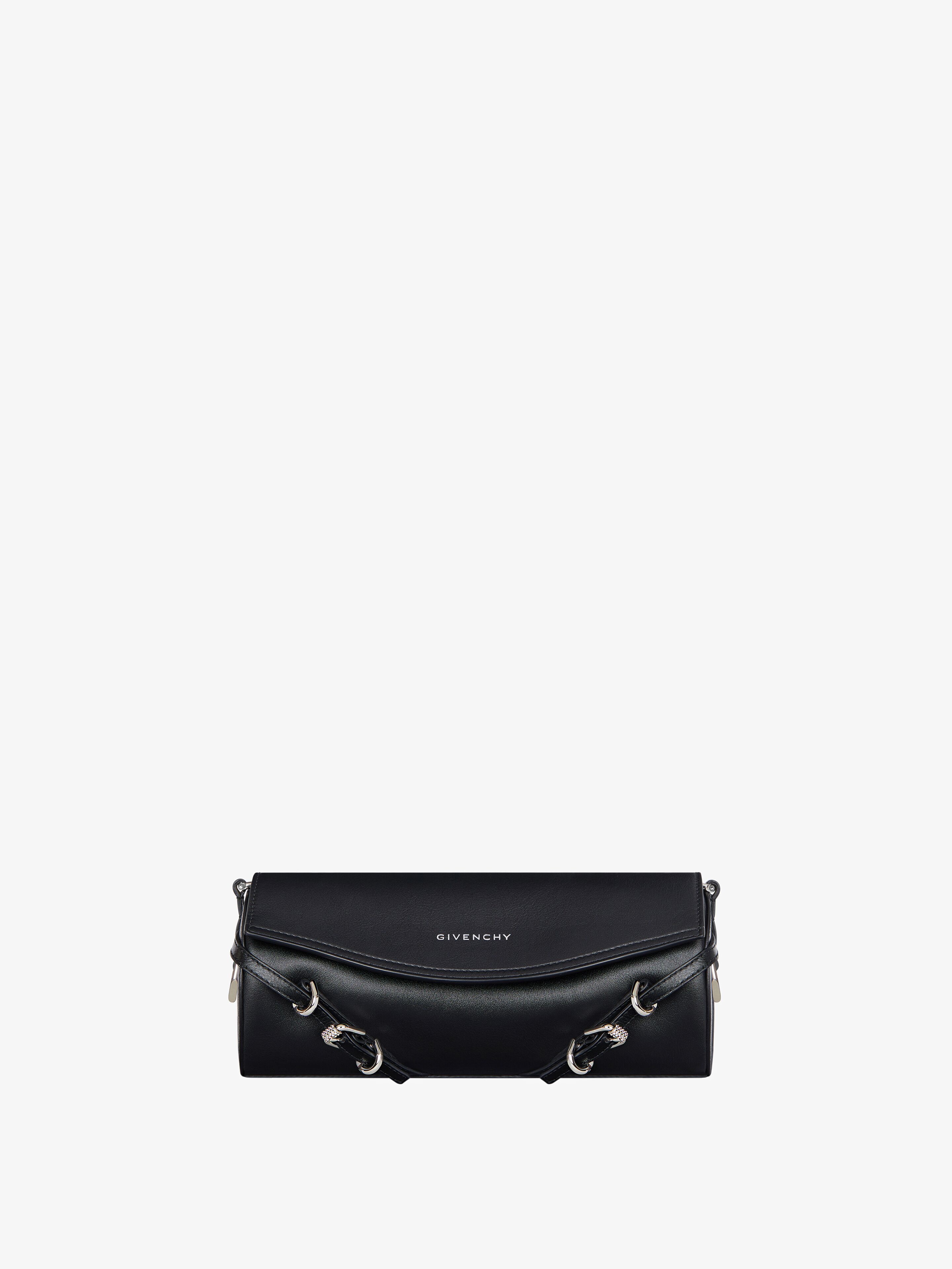 Shop Givenchy Voyou Roller Bag In Grained Leather In Multicolor