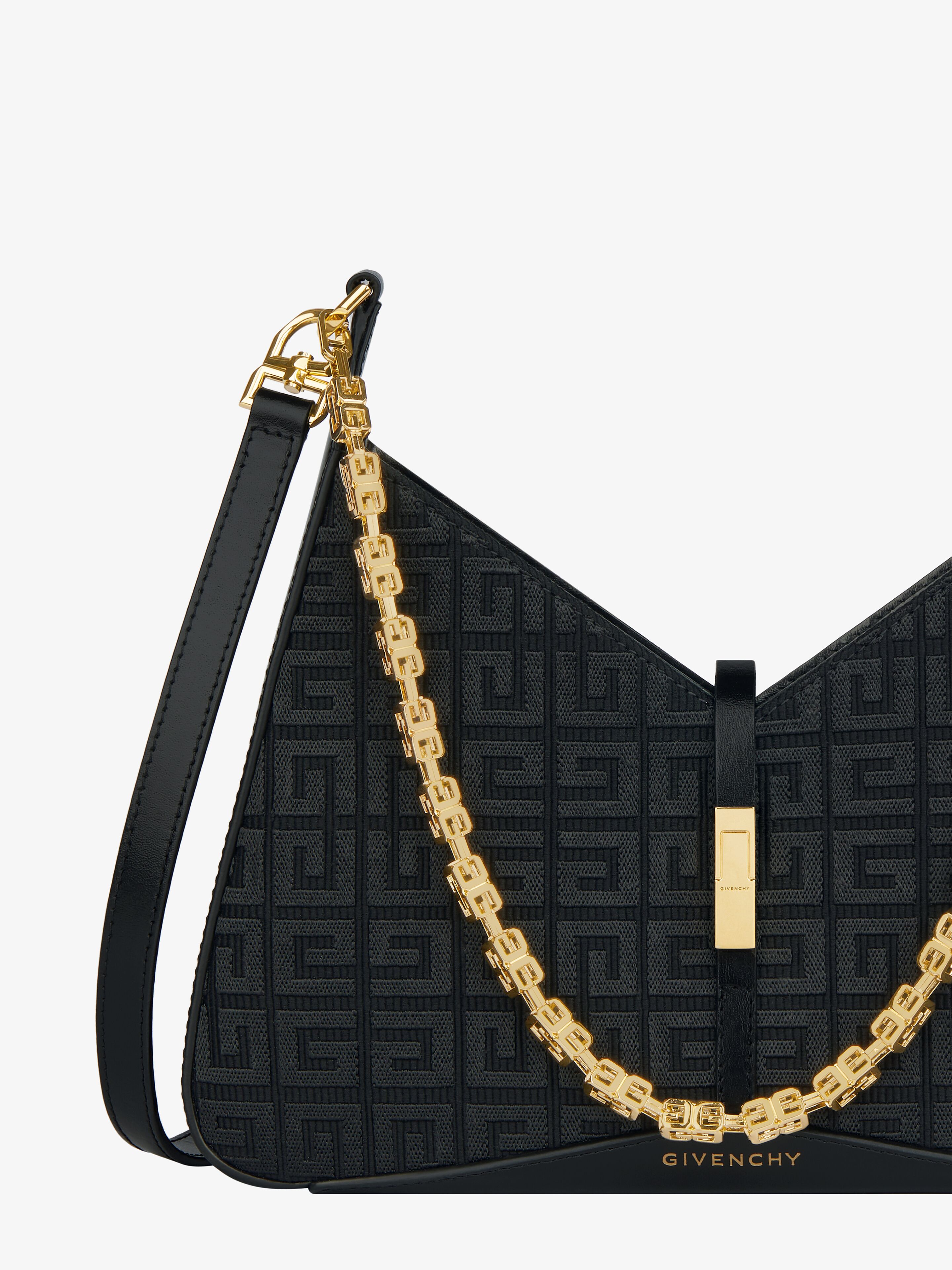 Small Cut Out bag in 4G embroidery with chain | Givenchy CA | Givenchy