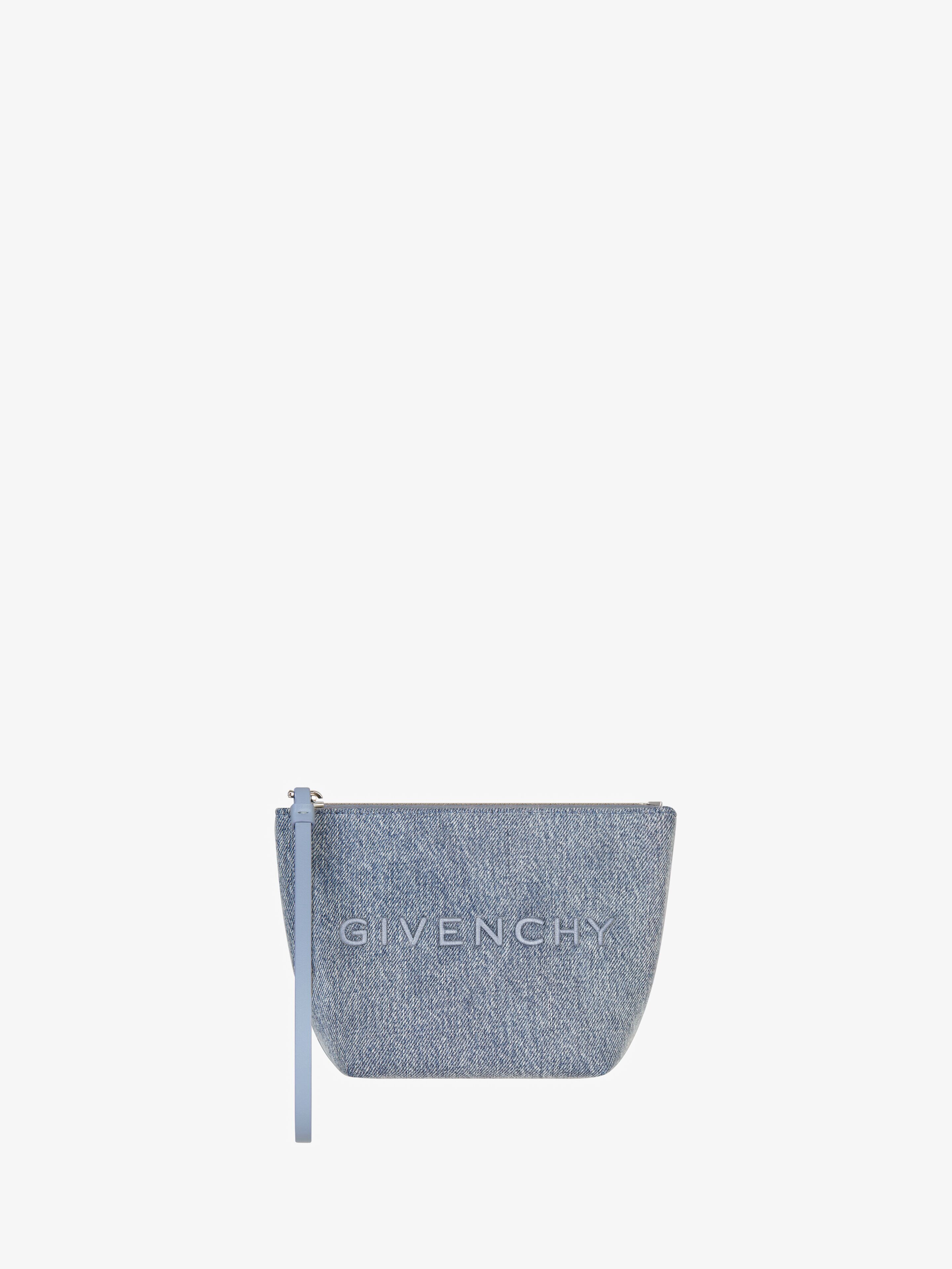 Pochette Givenchy Mini En Denim - pour Femme