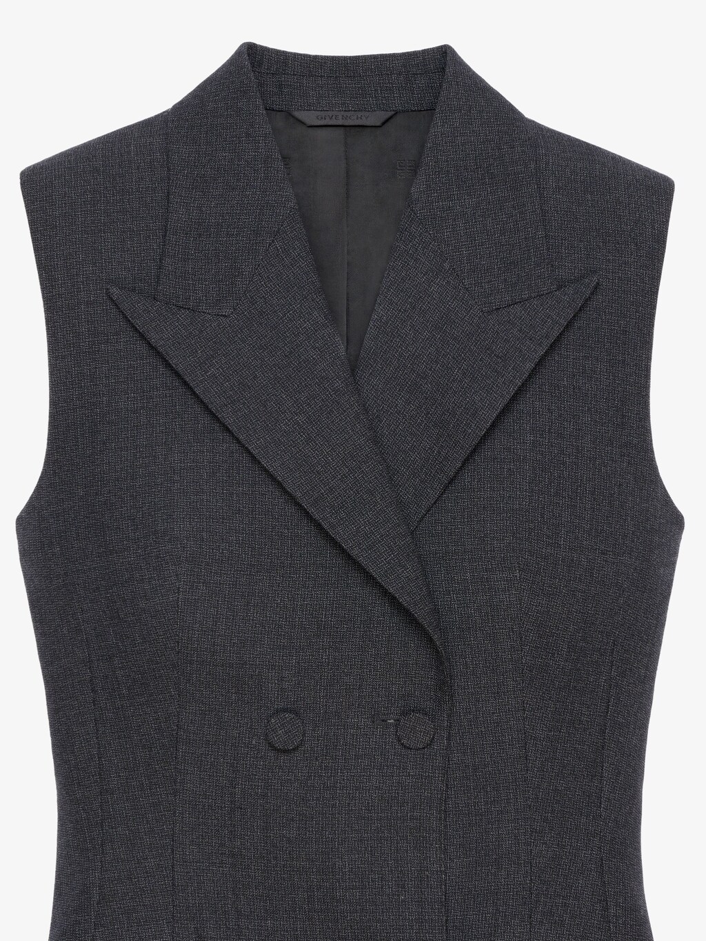 Tuxedo Dress In Wool Grey Mix Givenchy GB tuxedo-dress-in-wool-grey-mix-givenchy-gb