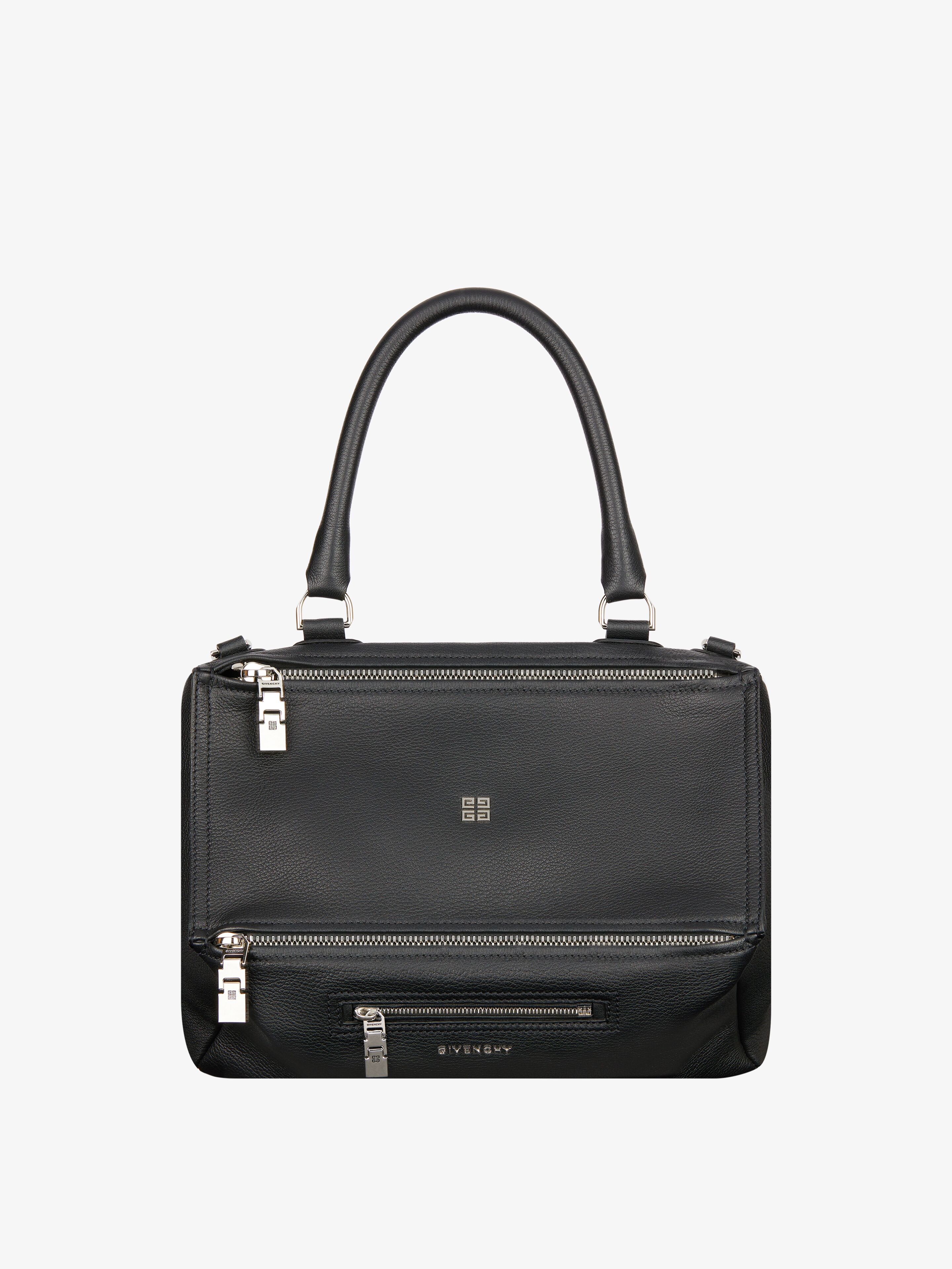 Medium Pandora bag in grained leather in - black - BB50J4B00B-001