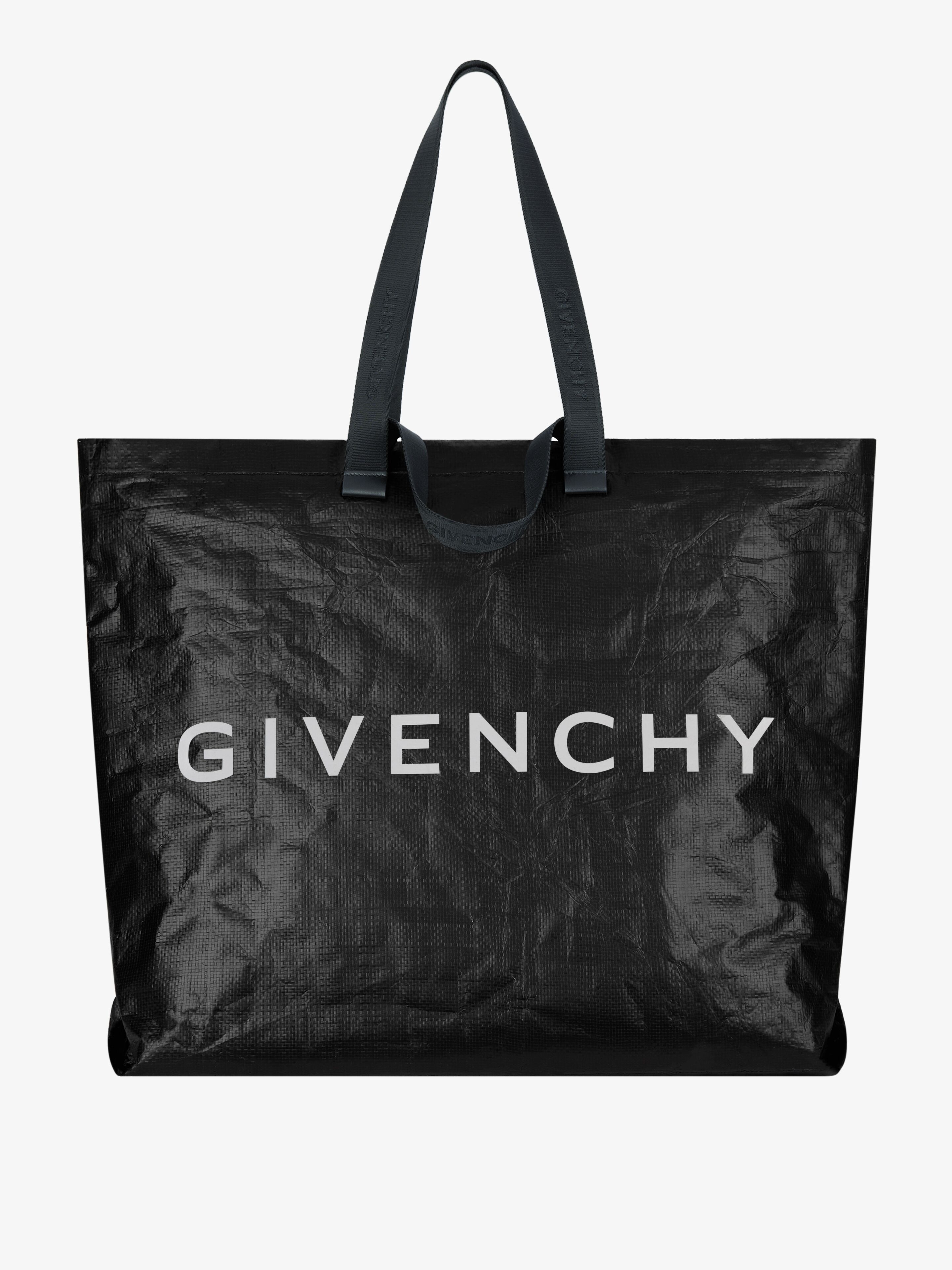 G-shopper bag in technical fibre - black | Givenchy US