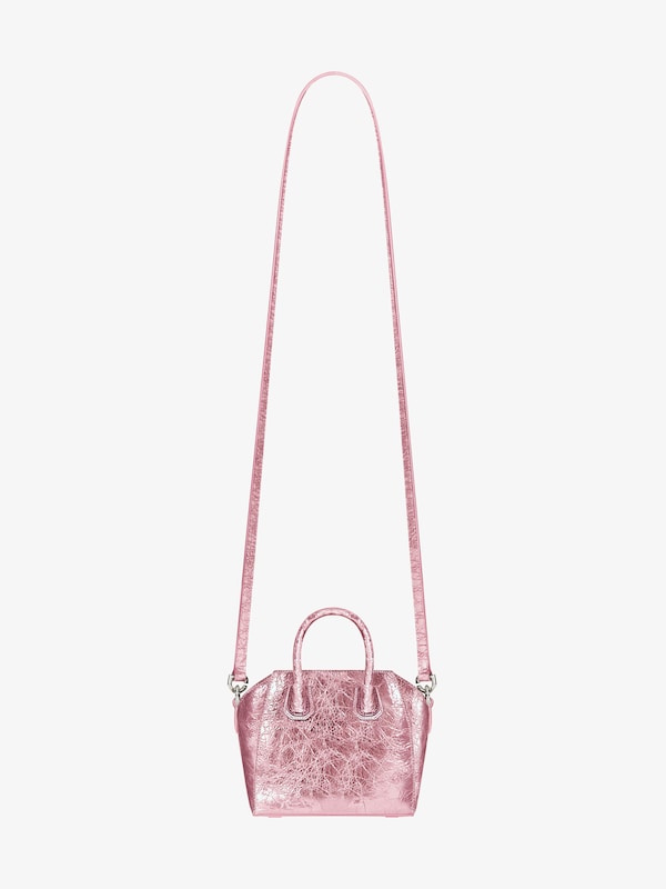 Micro Antigona bag in laminated leather | Givenchy US | Givenchy