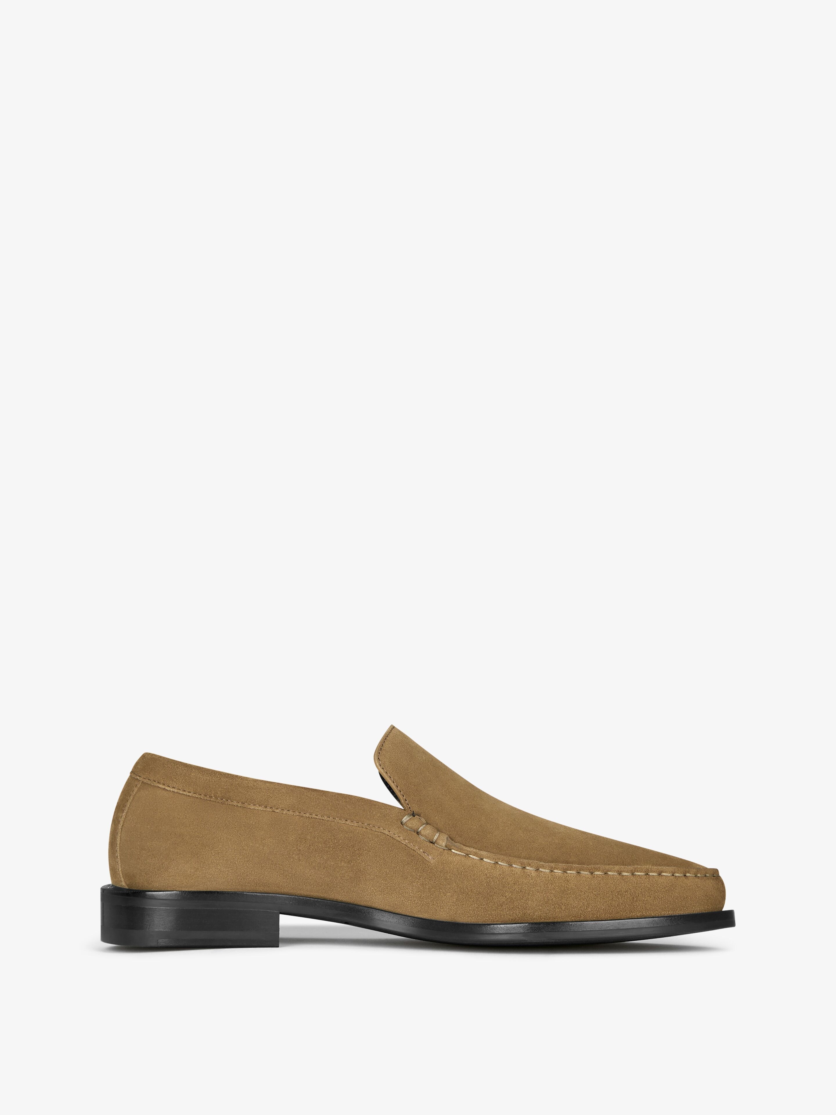 Shop Givenchy 60's Loafers In Suede In Brown