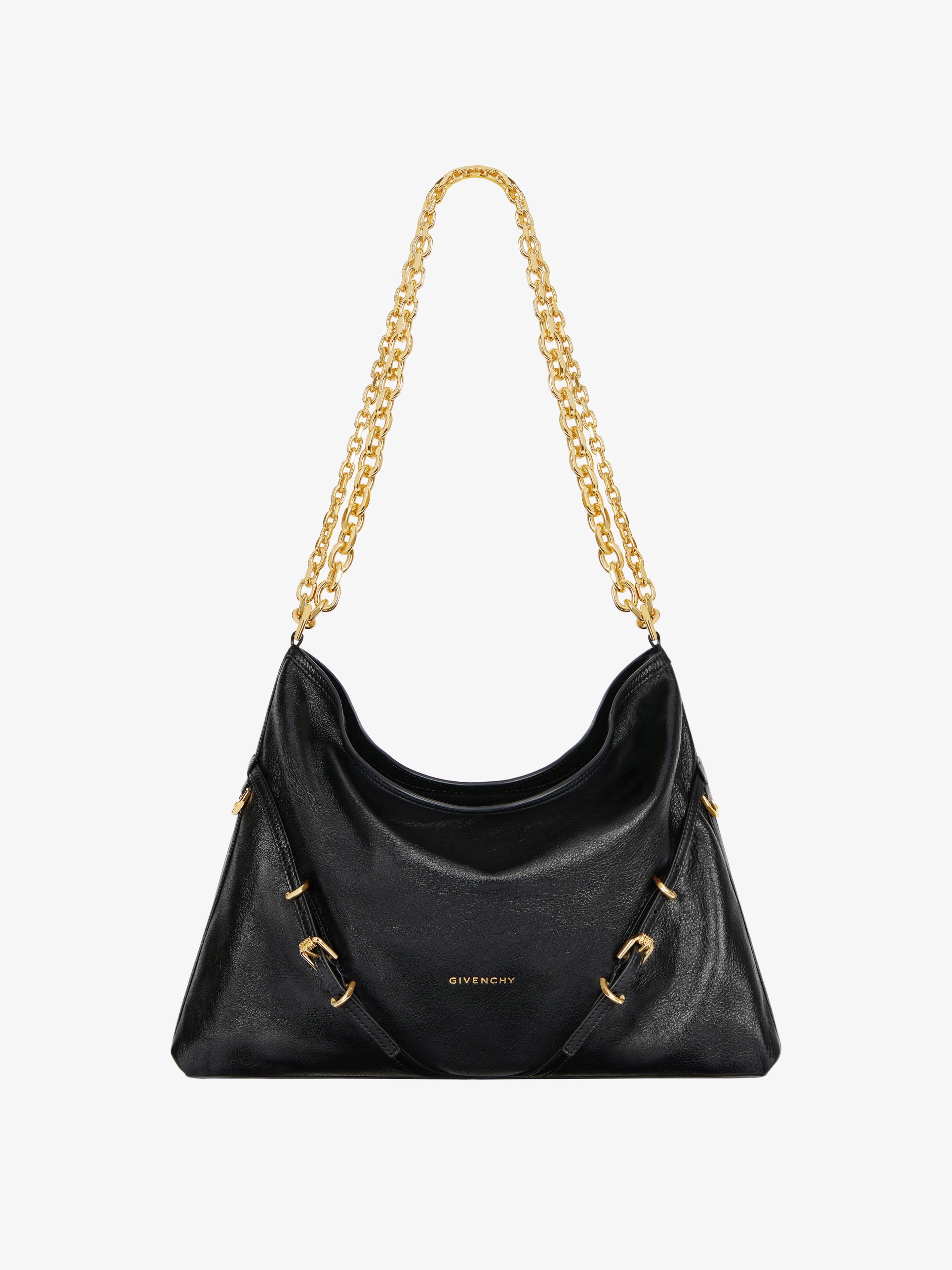Shop Givenchy Medium Voyou Chain Bag In Leather In Multicolor