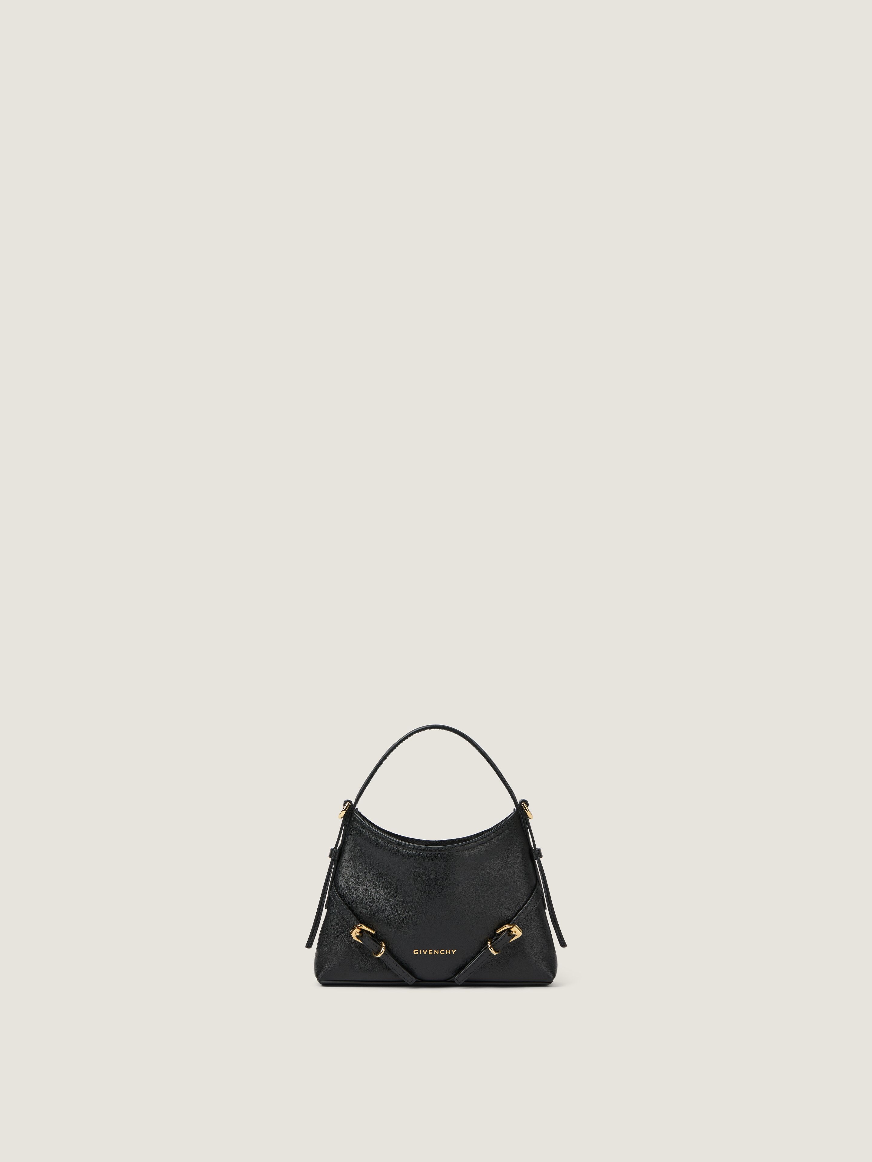 Givenchy Womens Black Voyou Nano Leather Shoulder Bag In Black