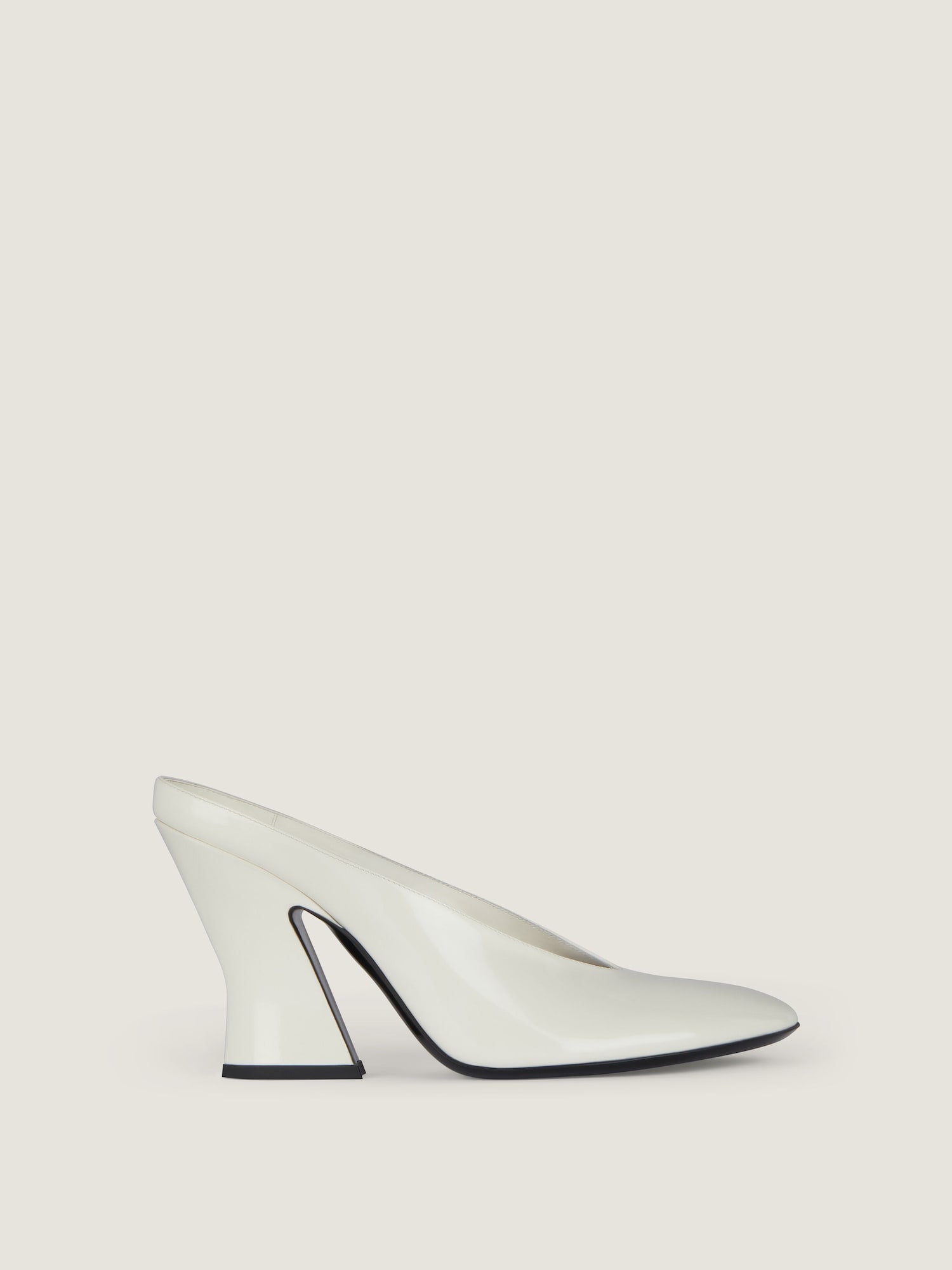 Sculpted heeled mules in patent leather Givenchy CA Givenchy