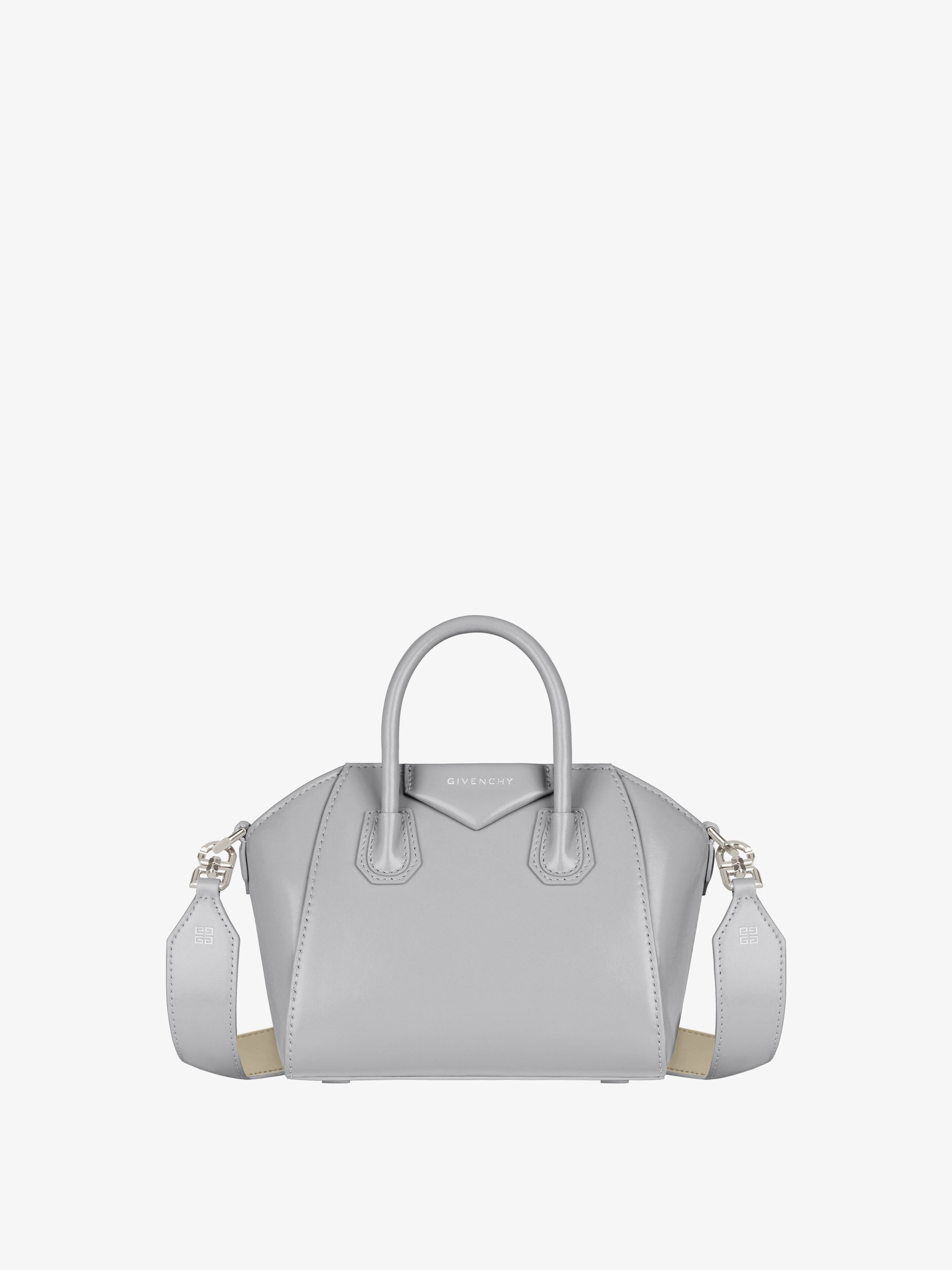 Shop Givenchy Antigona Toy Bag In Box Leather In Multicolor