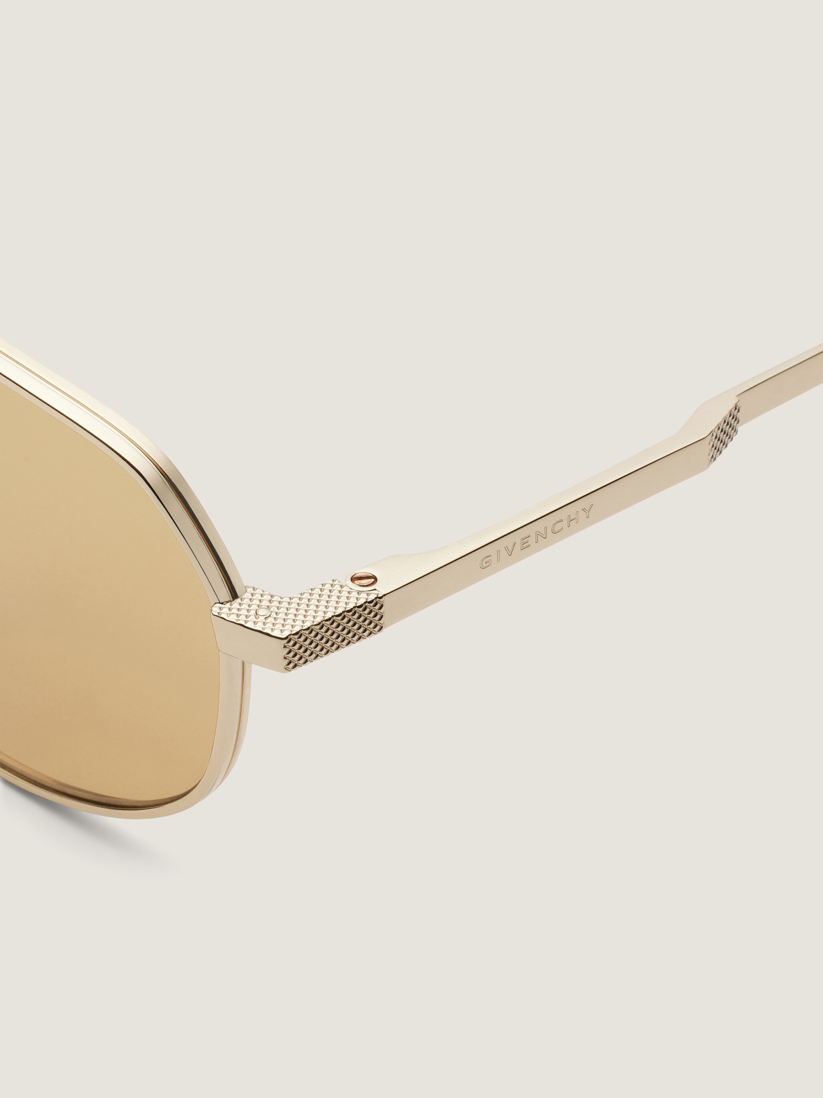 GV One sunglasses in metal in - golden yellow | Givenchy US