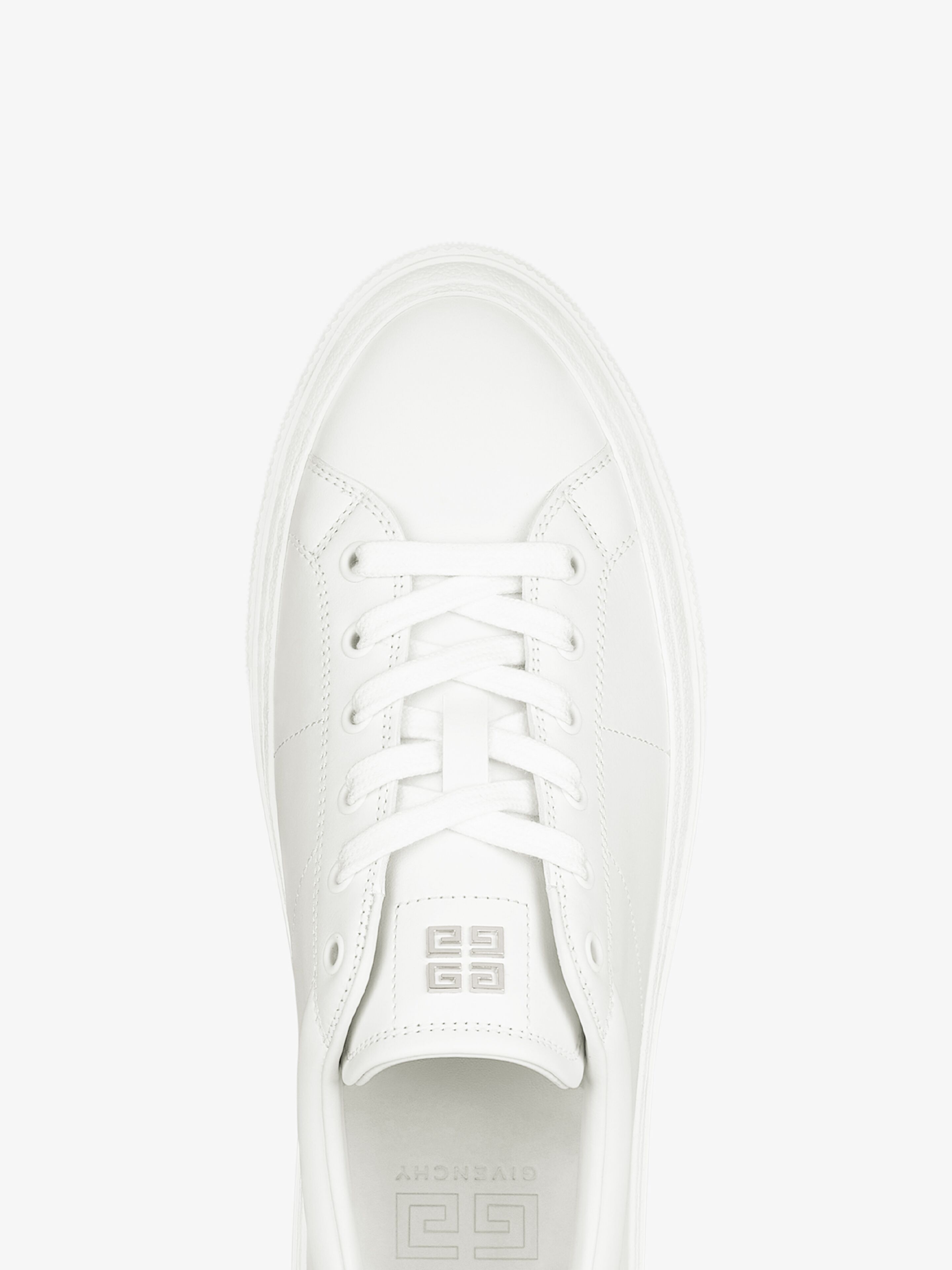 City Sport sneakers in leather - white/black