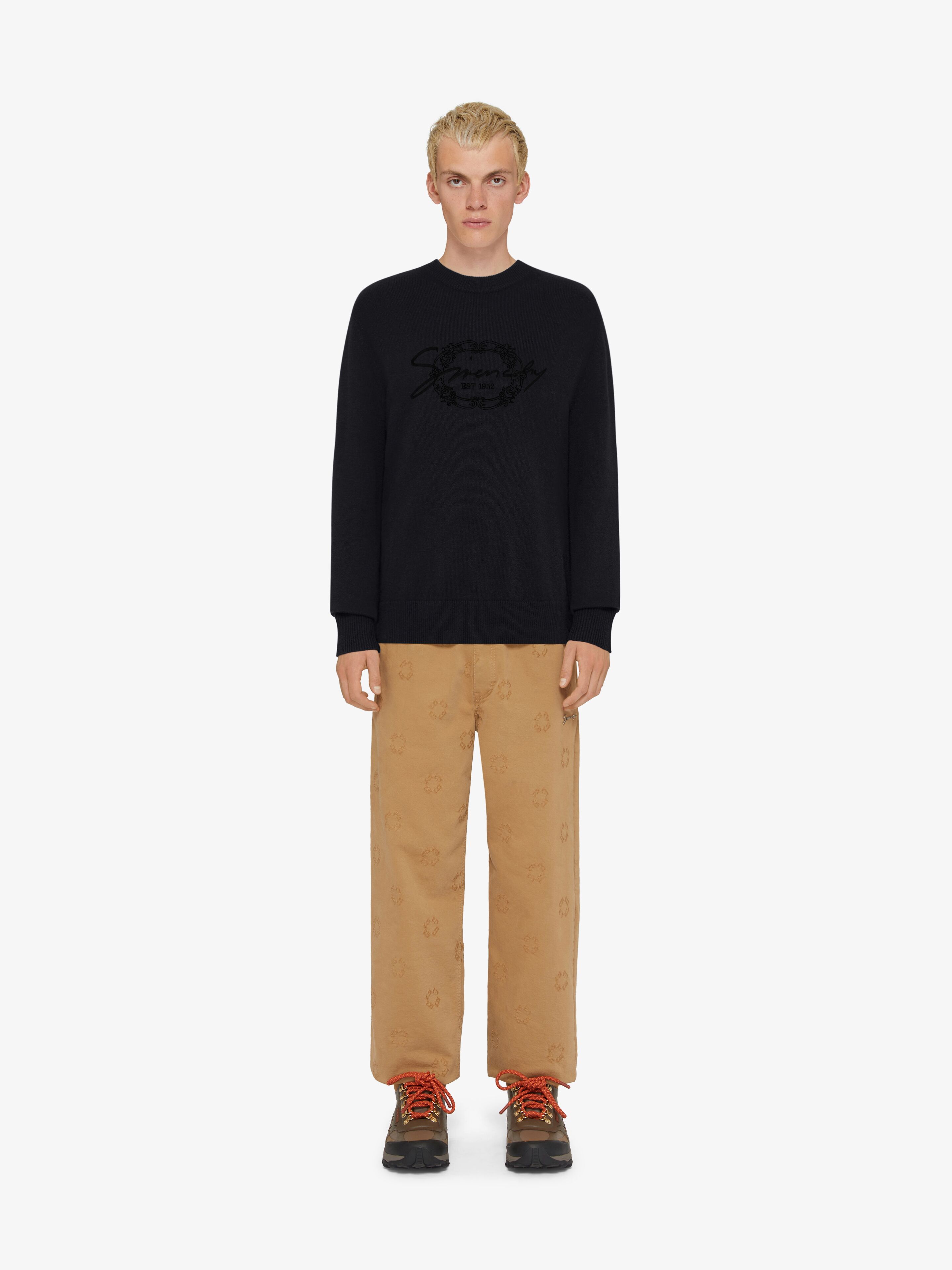 ウール GIVENCHY メダリオン セーター - ブラック | GIVENCHY JP