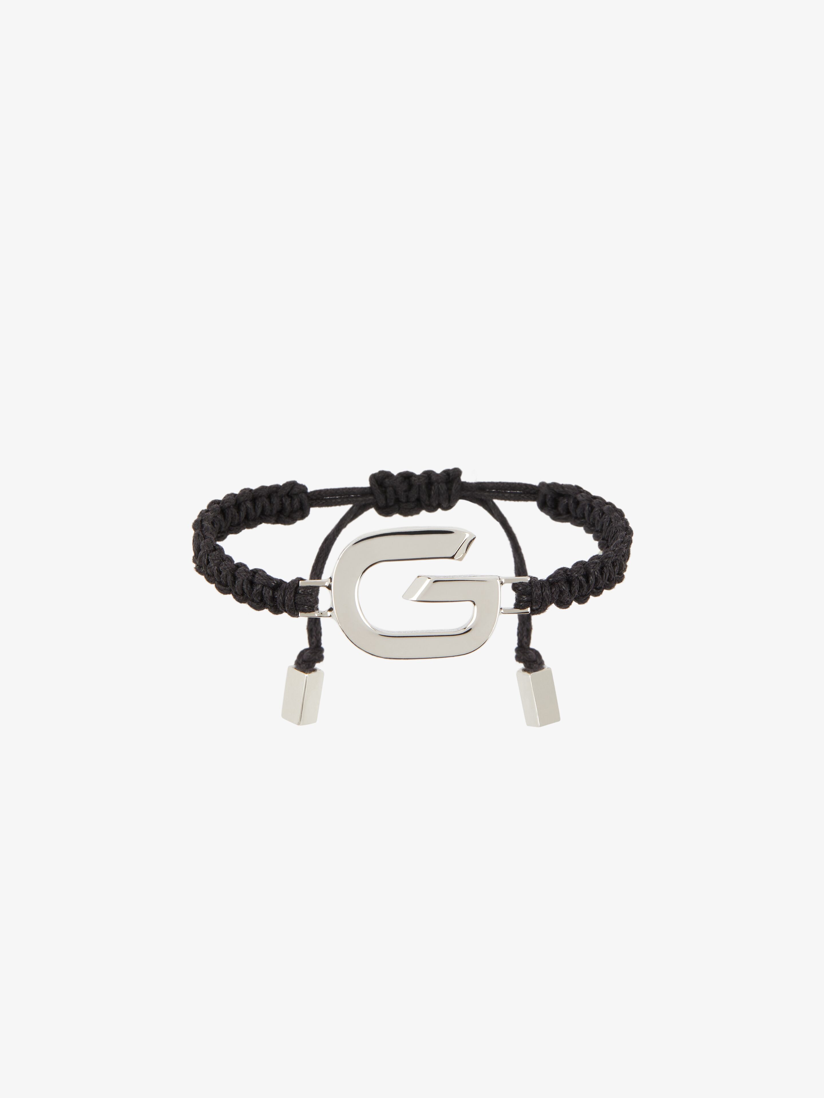 Givenchy Bracelet G Link Avec Cordelette In Multicolor