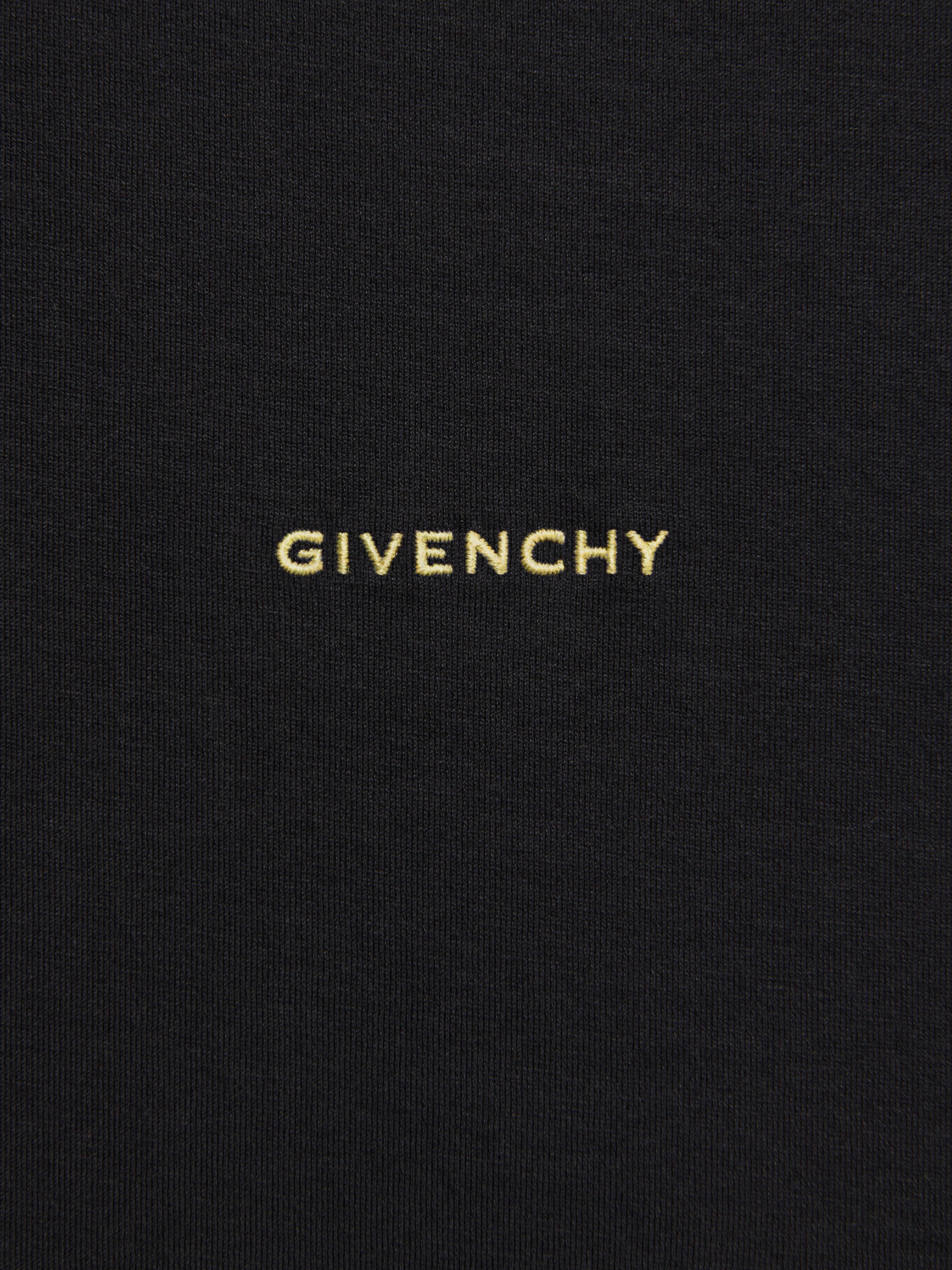 Slim fit t-shirt in cotton with 4G detail | Givenchy CA